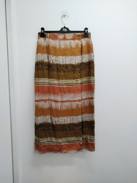 Jupe longue portefeuille Côté Femme imprimée Taille 42