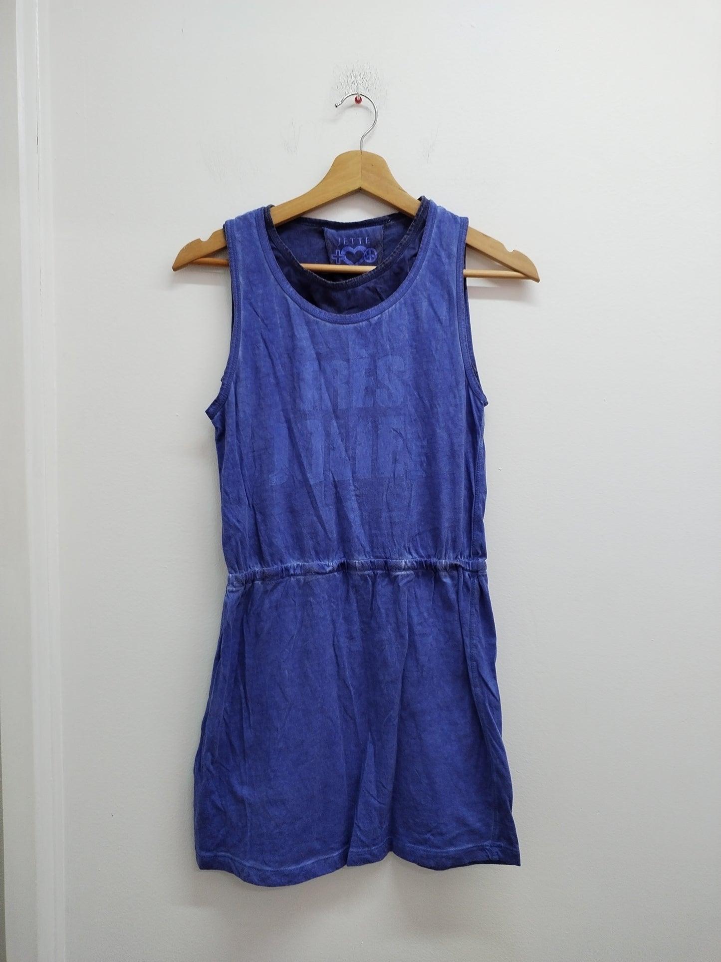 Robe sans manche Jette bleue délavée Taille 10 Ans