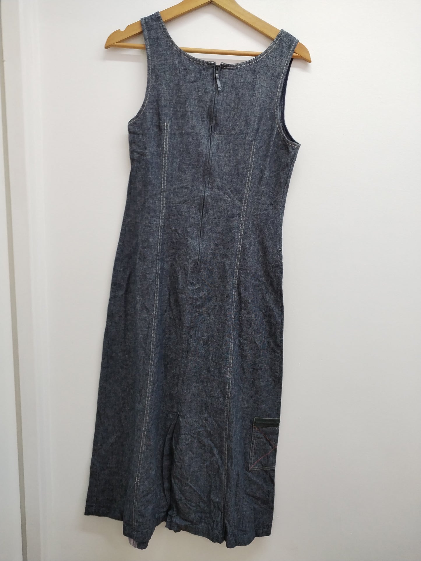 Robe longue sans manches Terre de Marins gris chiné Taille 38
