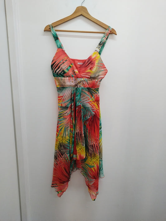 Robe à bretelles Patrcie Bréal fleurie Taille 38