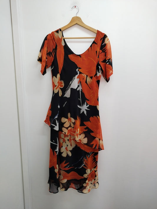 Robe manches courtes Buzz...fleurie Taille M