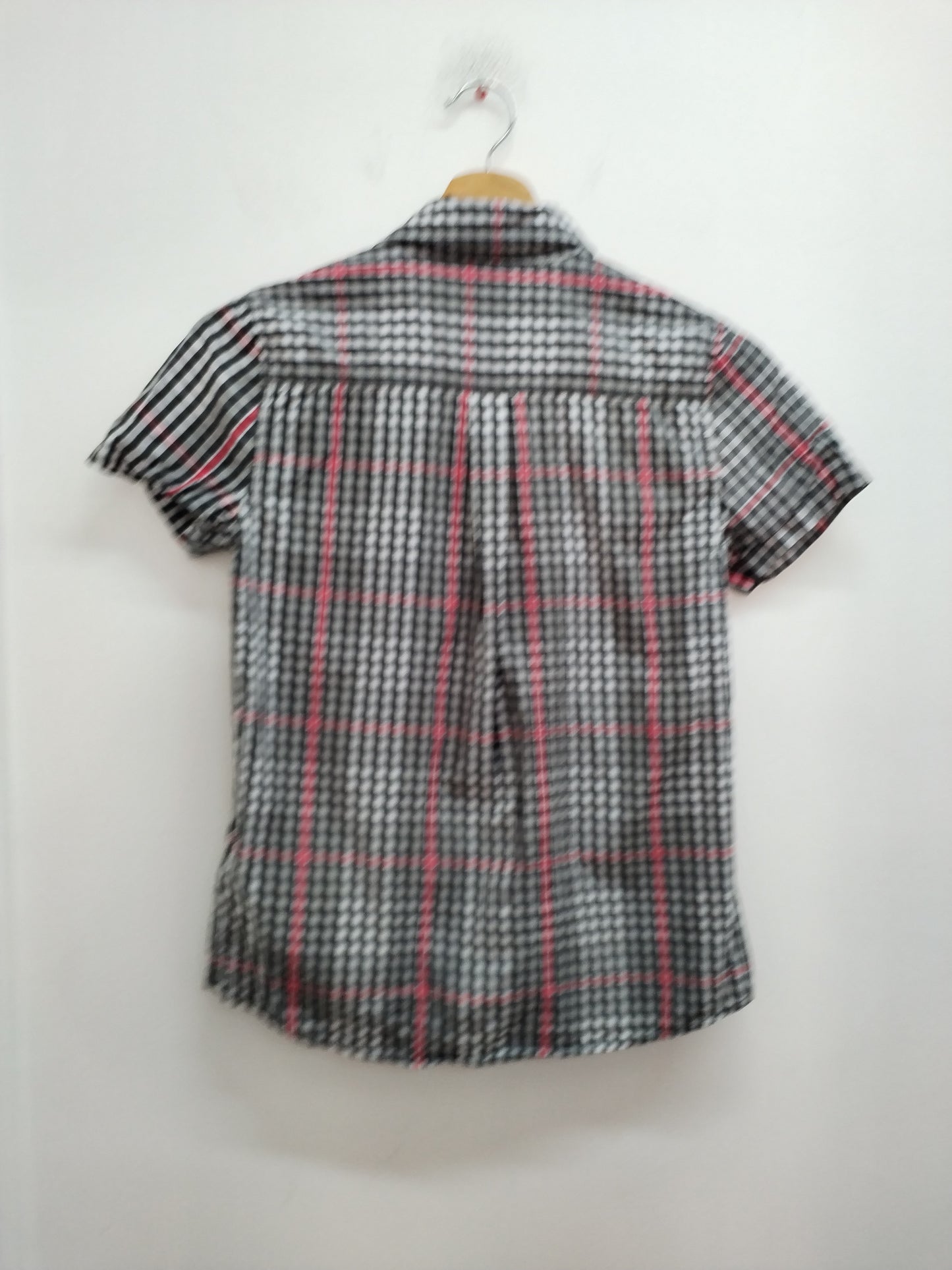 Chemise manches courtes NKY à carreaux Taille 10 Ans