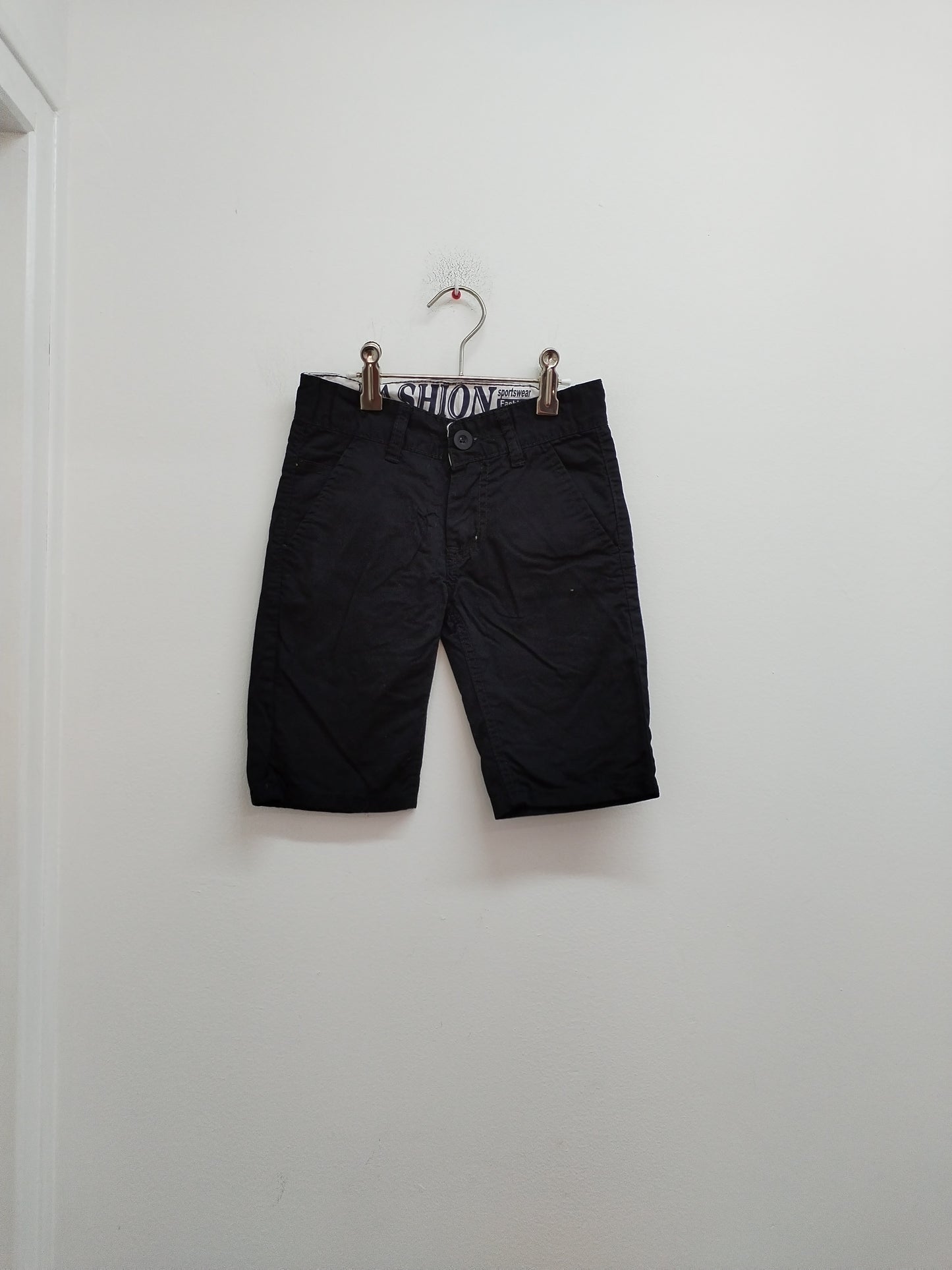Short long Fashion noir Taille 6 Ans