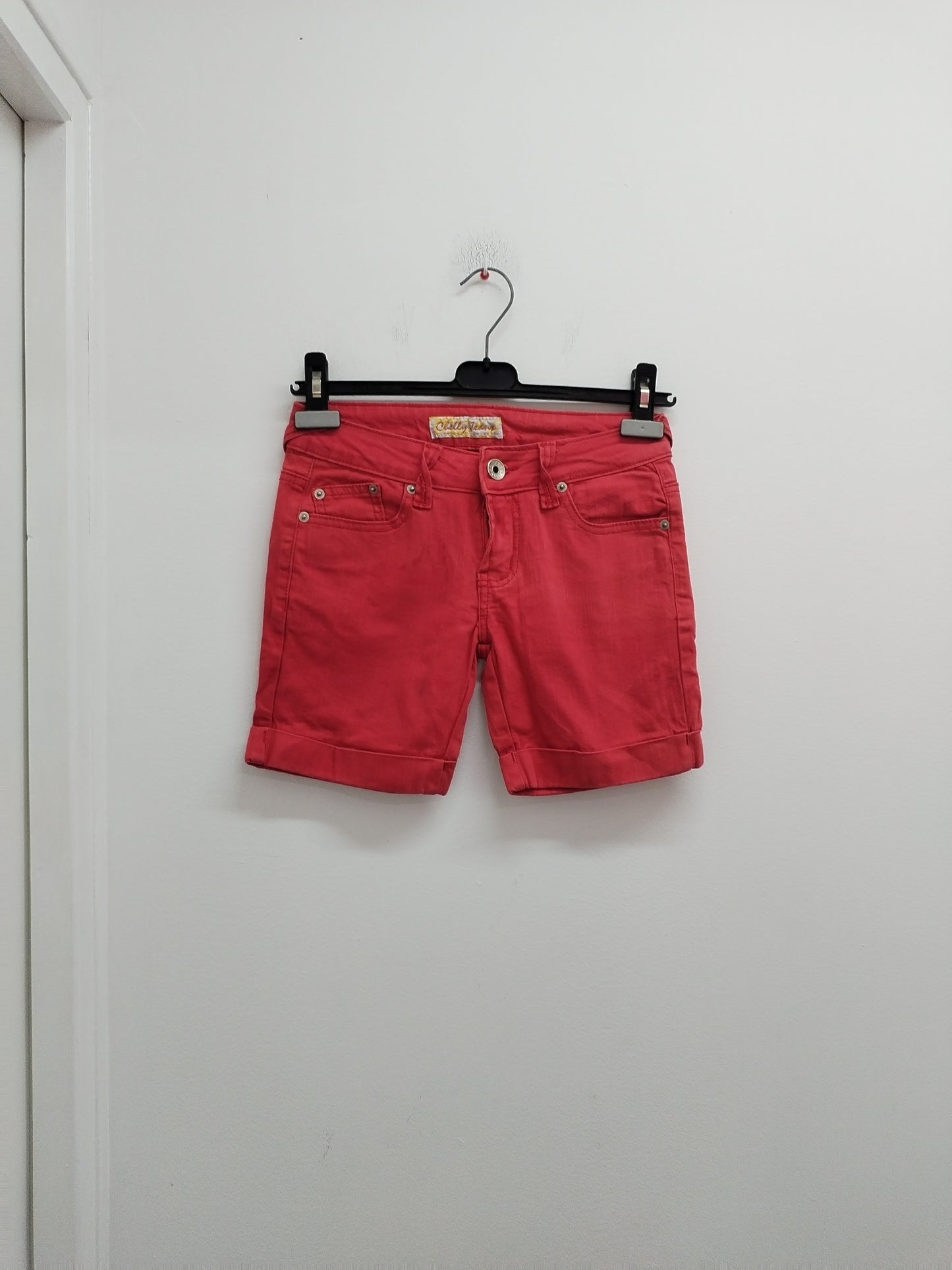 Short Chelly Jeans rouge Taille 36