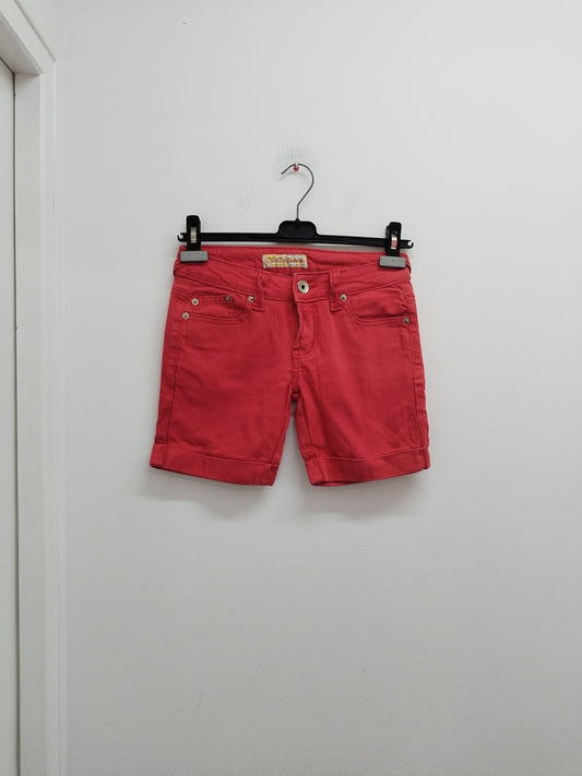 Short Chelly Jeans rouge Taille 36