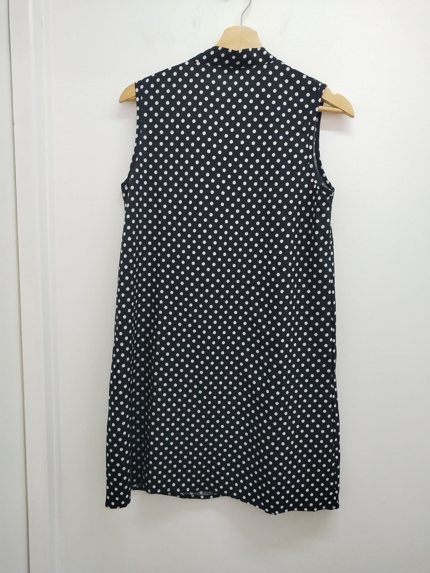 Robe sans manches Shein noire à pois Taille S