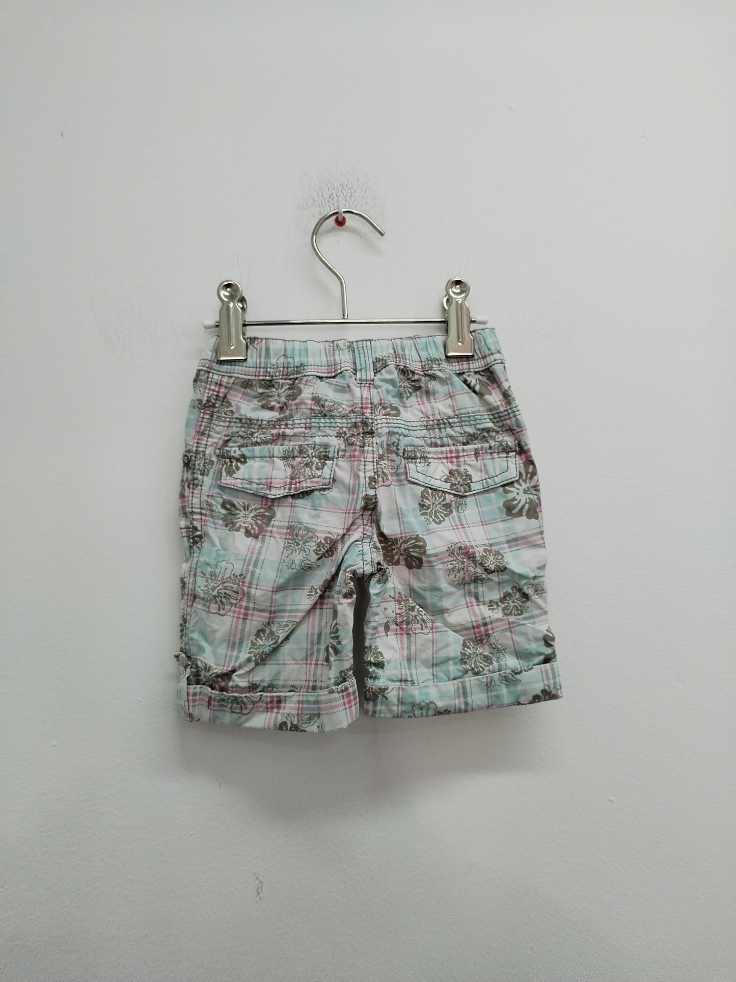 Bermuda Lulu Castagnette à carreaux Taille 12 Mois