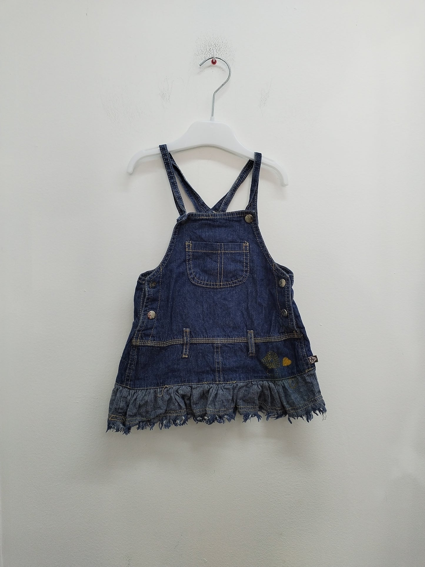 Robe en jeans Miss Cutie bleue Taille 12 Mois