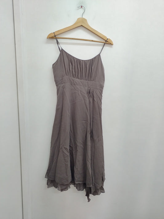 Robe à bretelles taupe Taille S