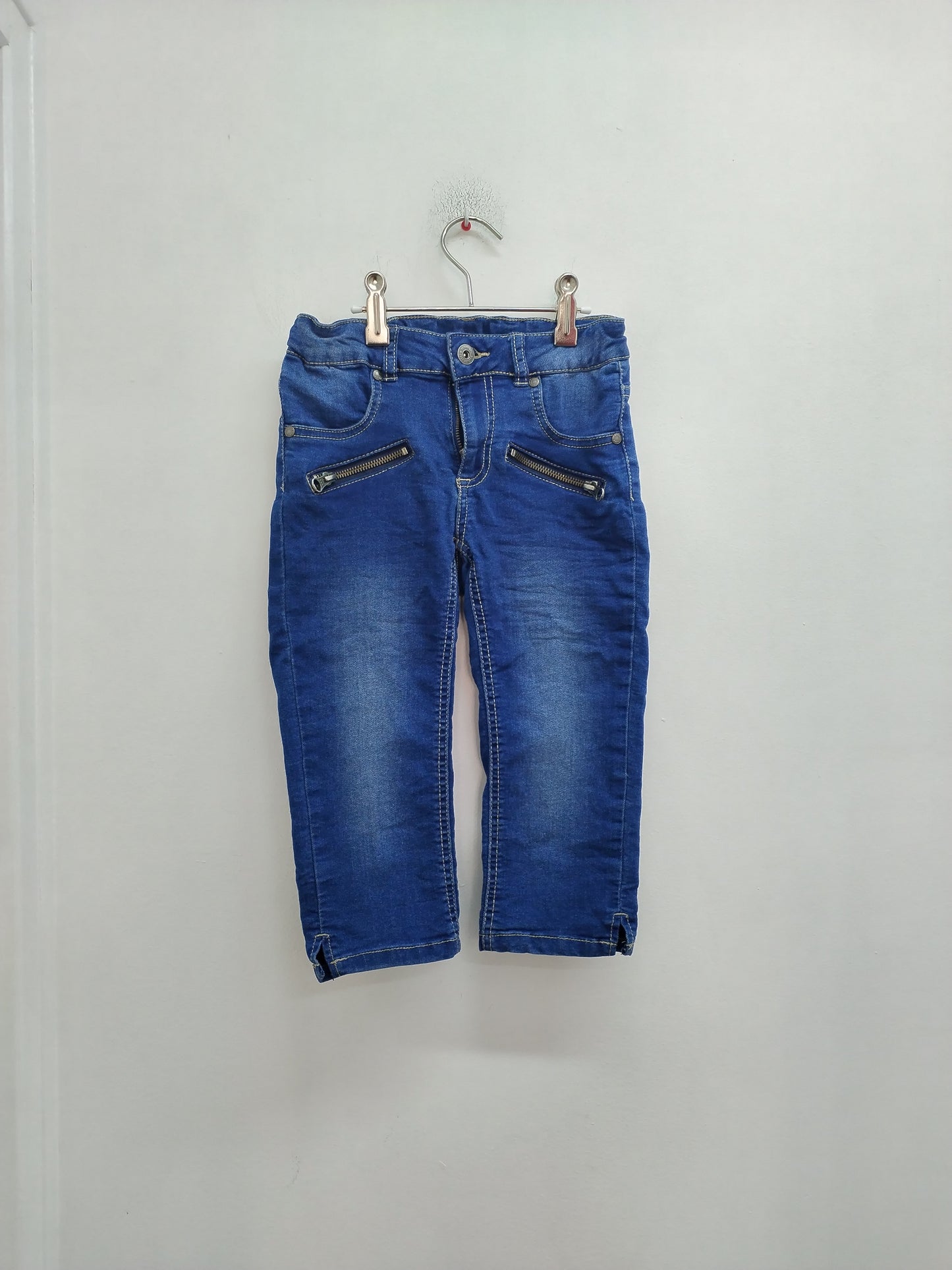 Pantacourt en jeans Page One Young bleu Taille 10/11 Ans
