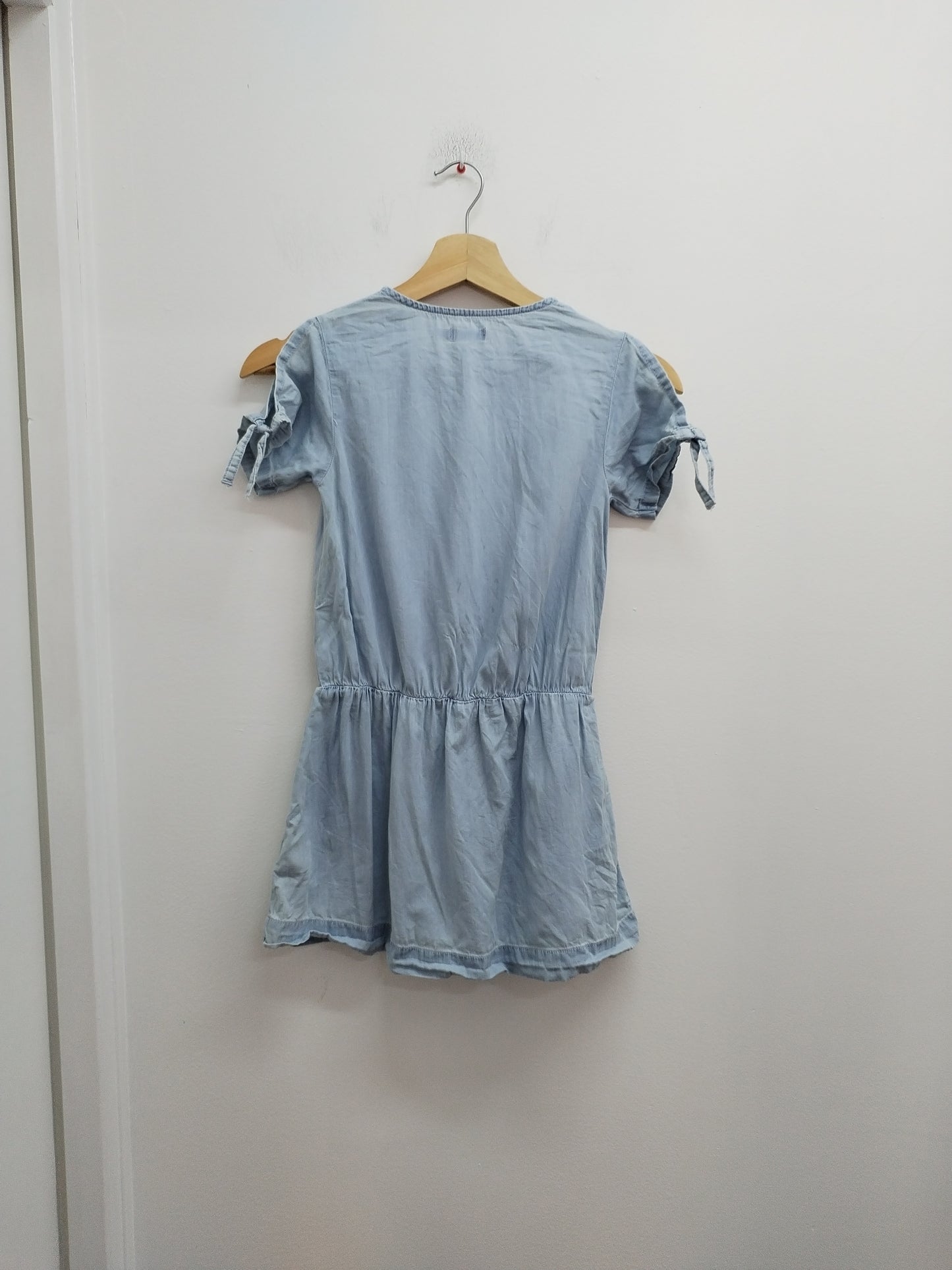 Robe manches courtes Tissaia bleue claire Taille 8 Ans