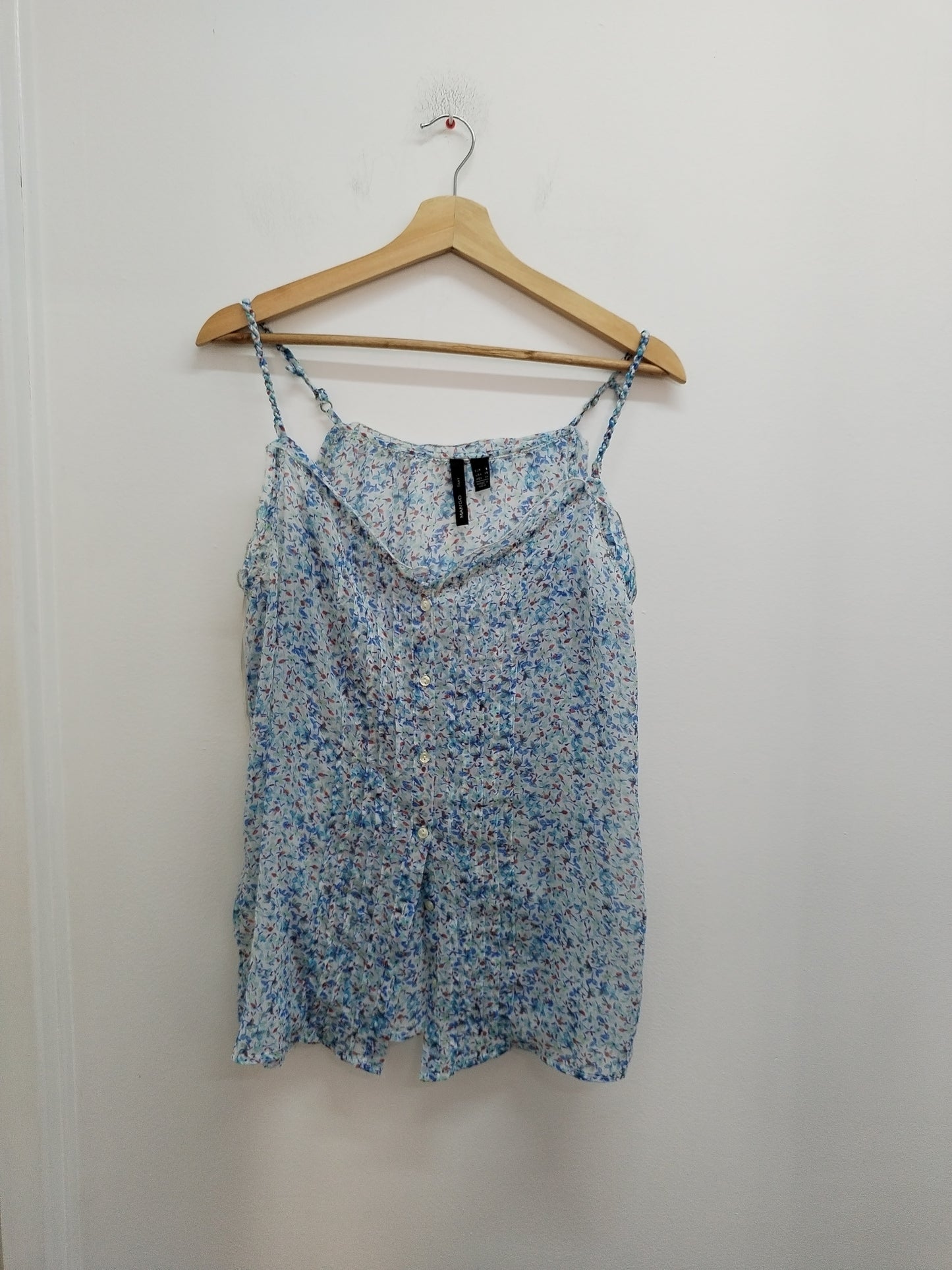 Débardeur transparent Mango fleuri Taille S