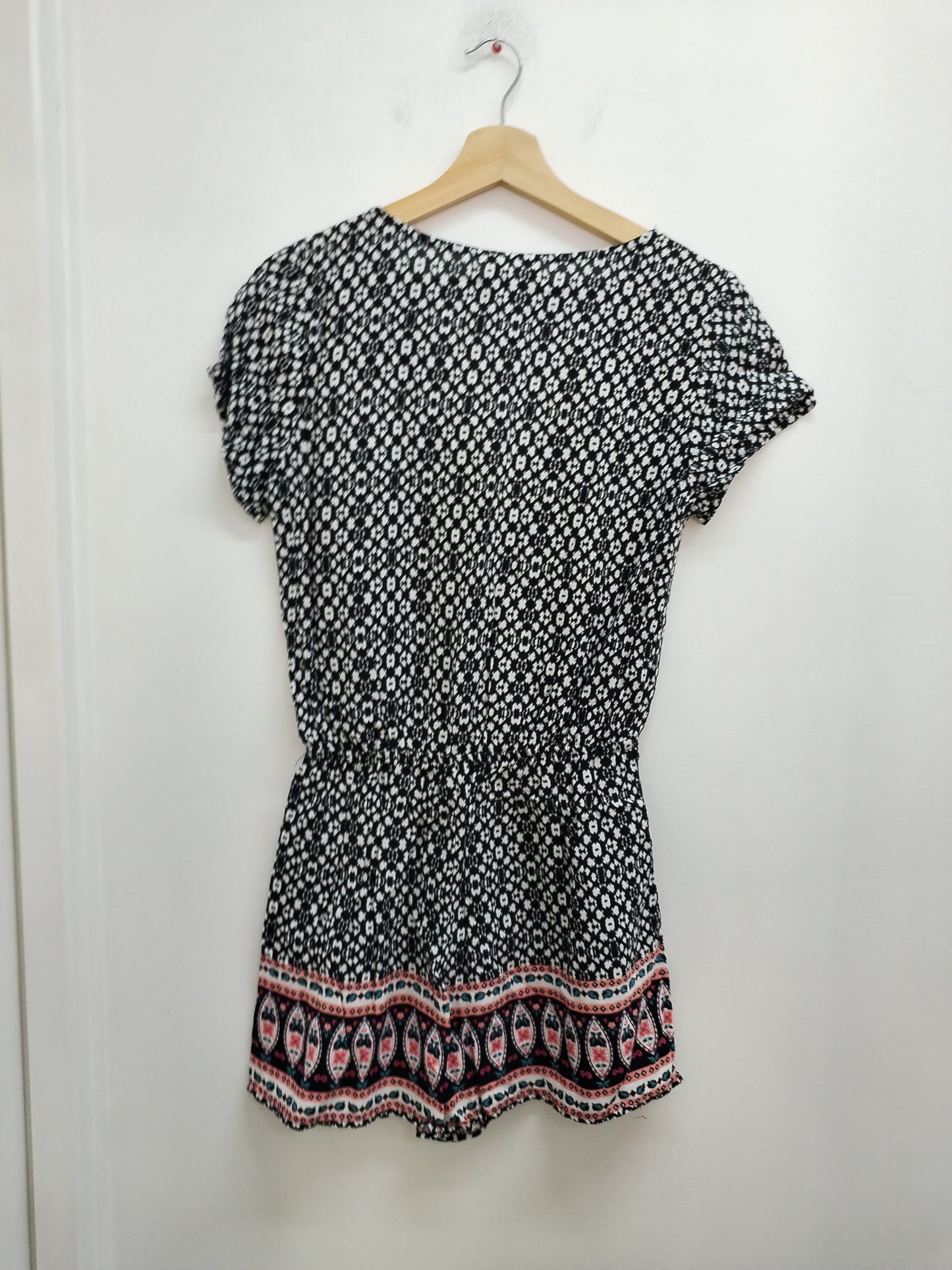 Combi-short Mini Chica noir et blanc imprimé Taille S