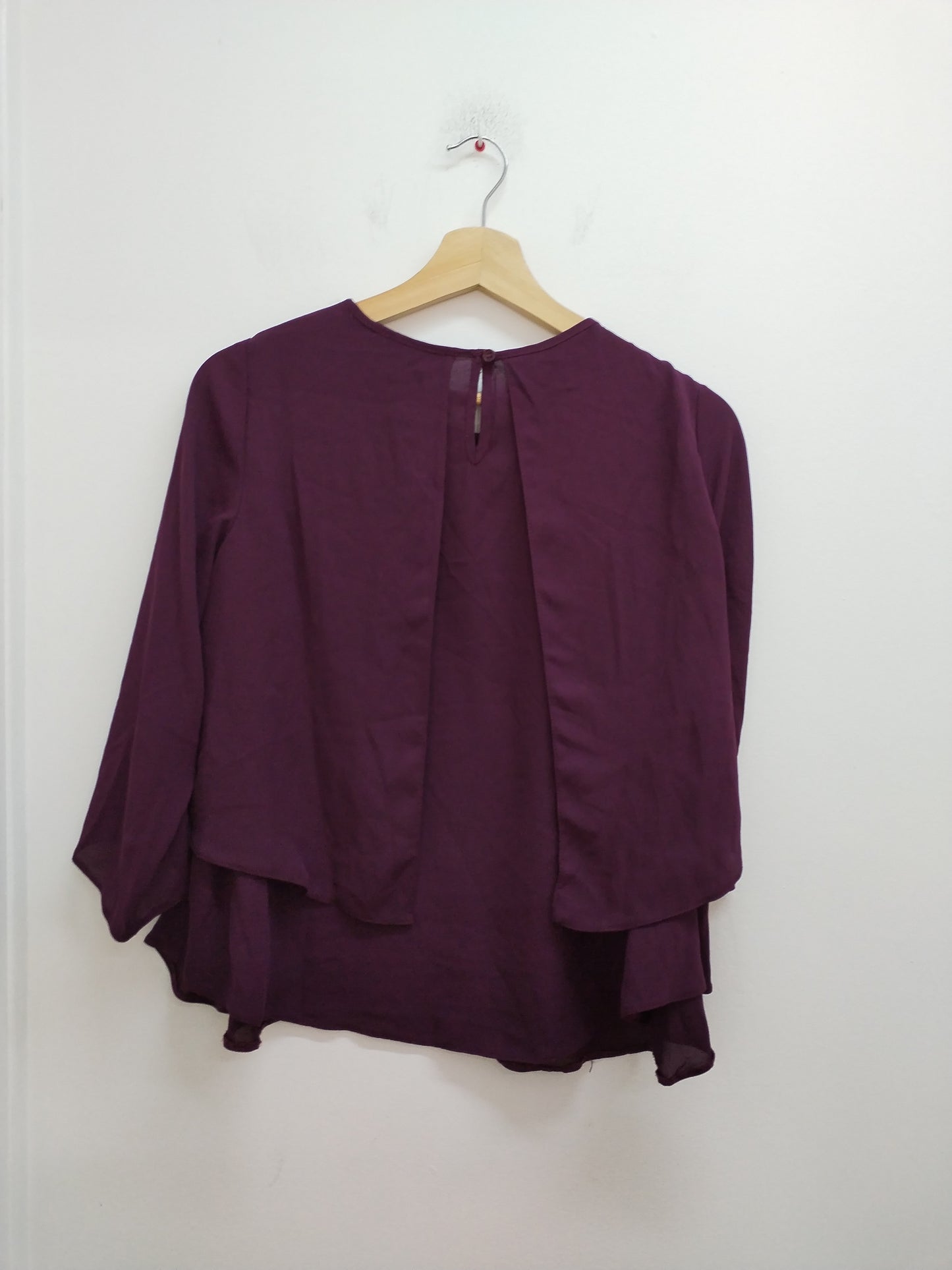 Tunique manches 3/4 Atmosphère prune Taille 36