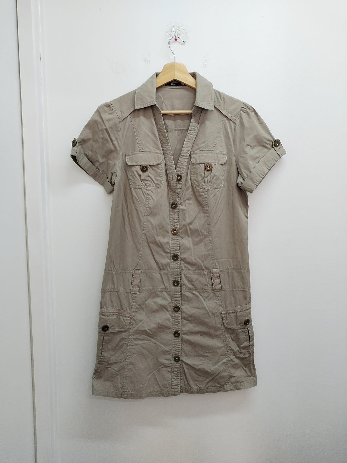 Robe manches courtes Mim beige foncé Taille 36
