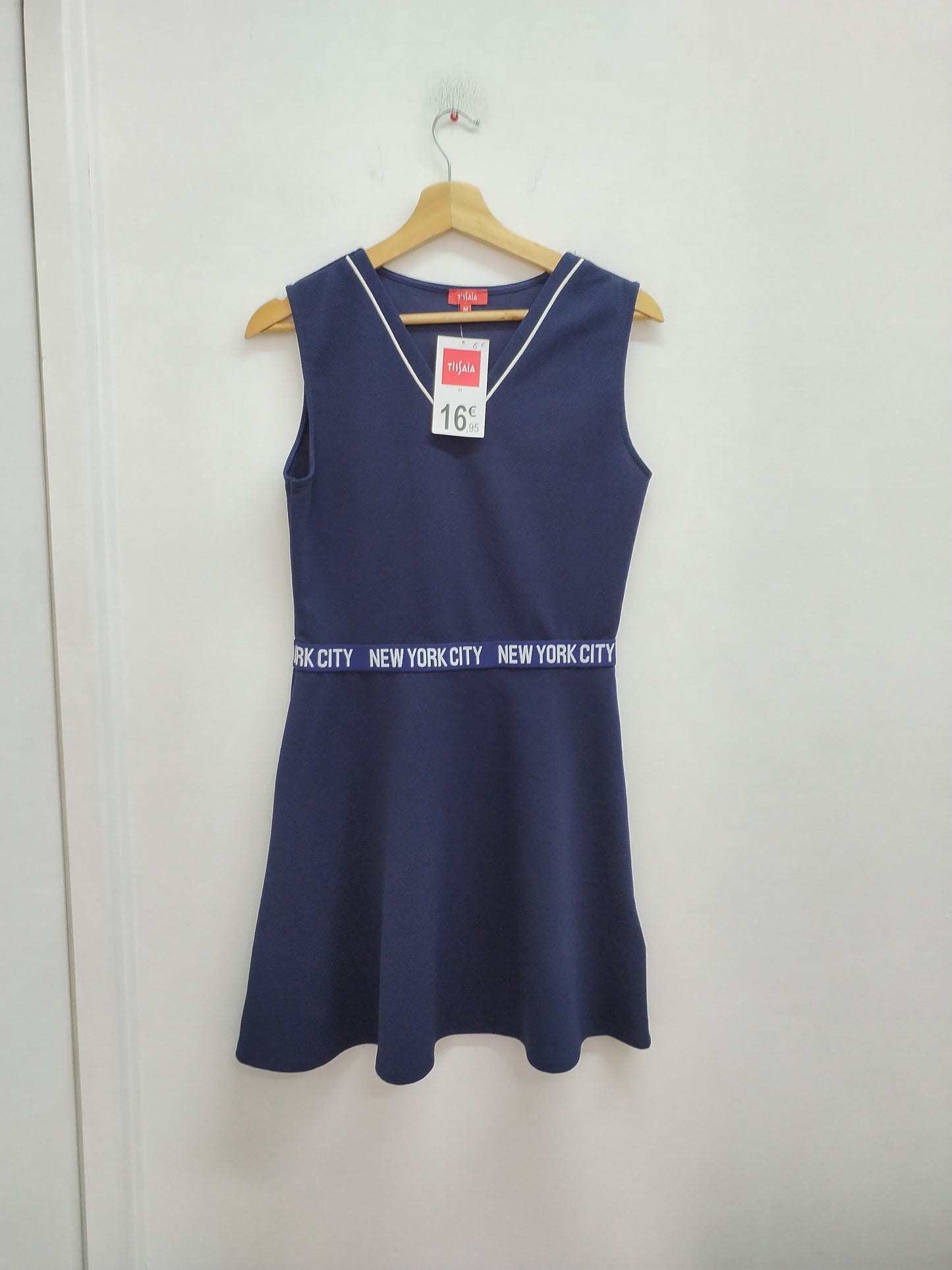 Robe sans manches Tissaia bleue marine Taille M