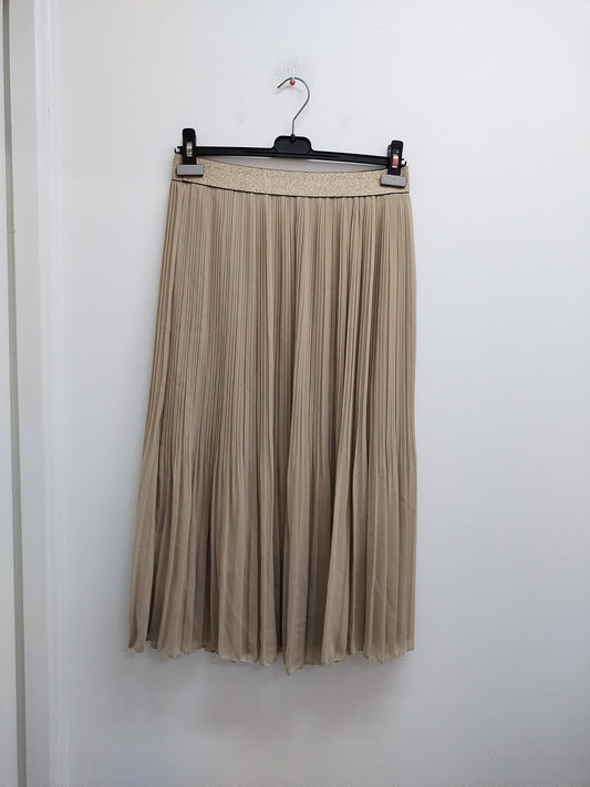 Jupe longue Glossy beige Taille M/L