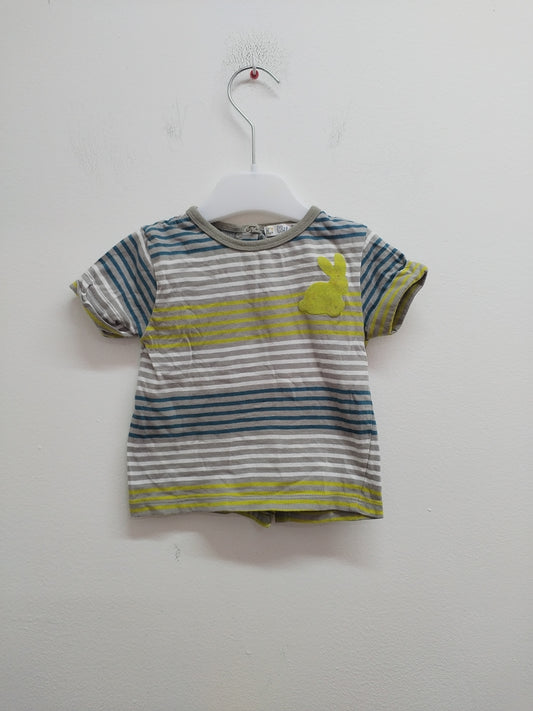 T-shirt Kitchoun rayé Taille 9 Mois