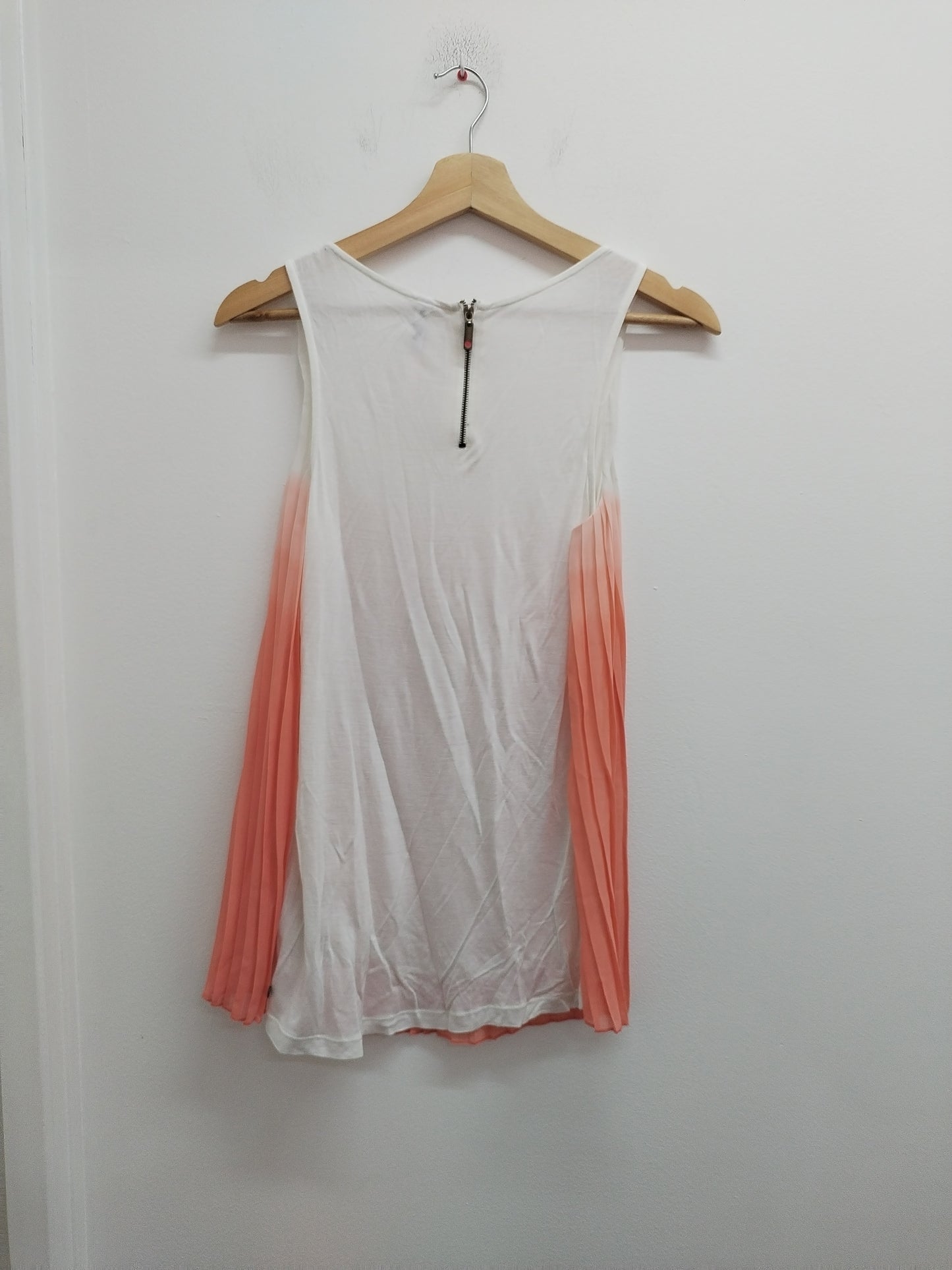 Débardeur Bonobo blanc et orange Taille XS