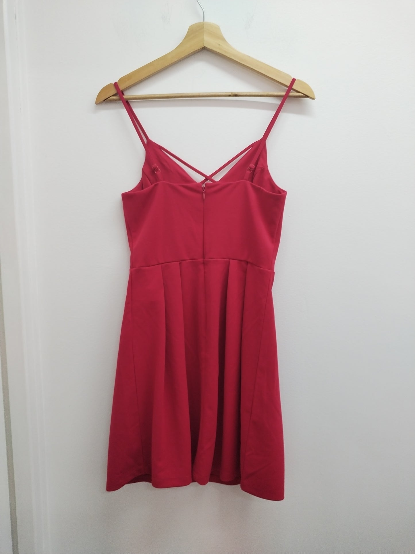 Robe à bretelles Cache-Cache rouge Taille 36