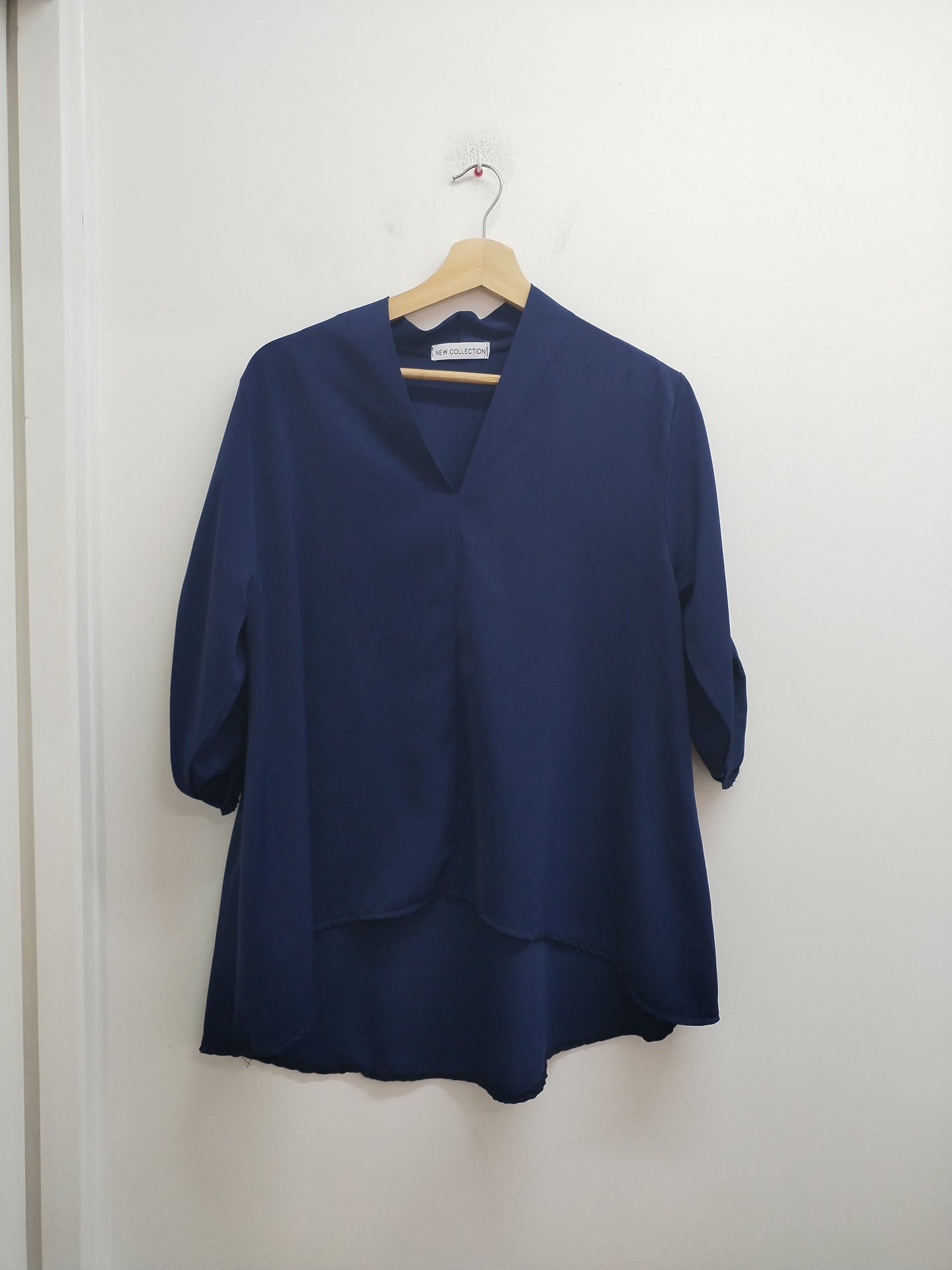 Tunique manches 3/4 New Collection marine Taille M