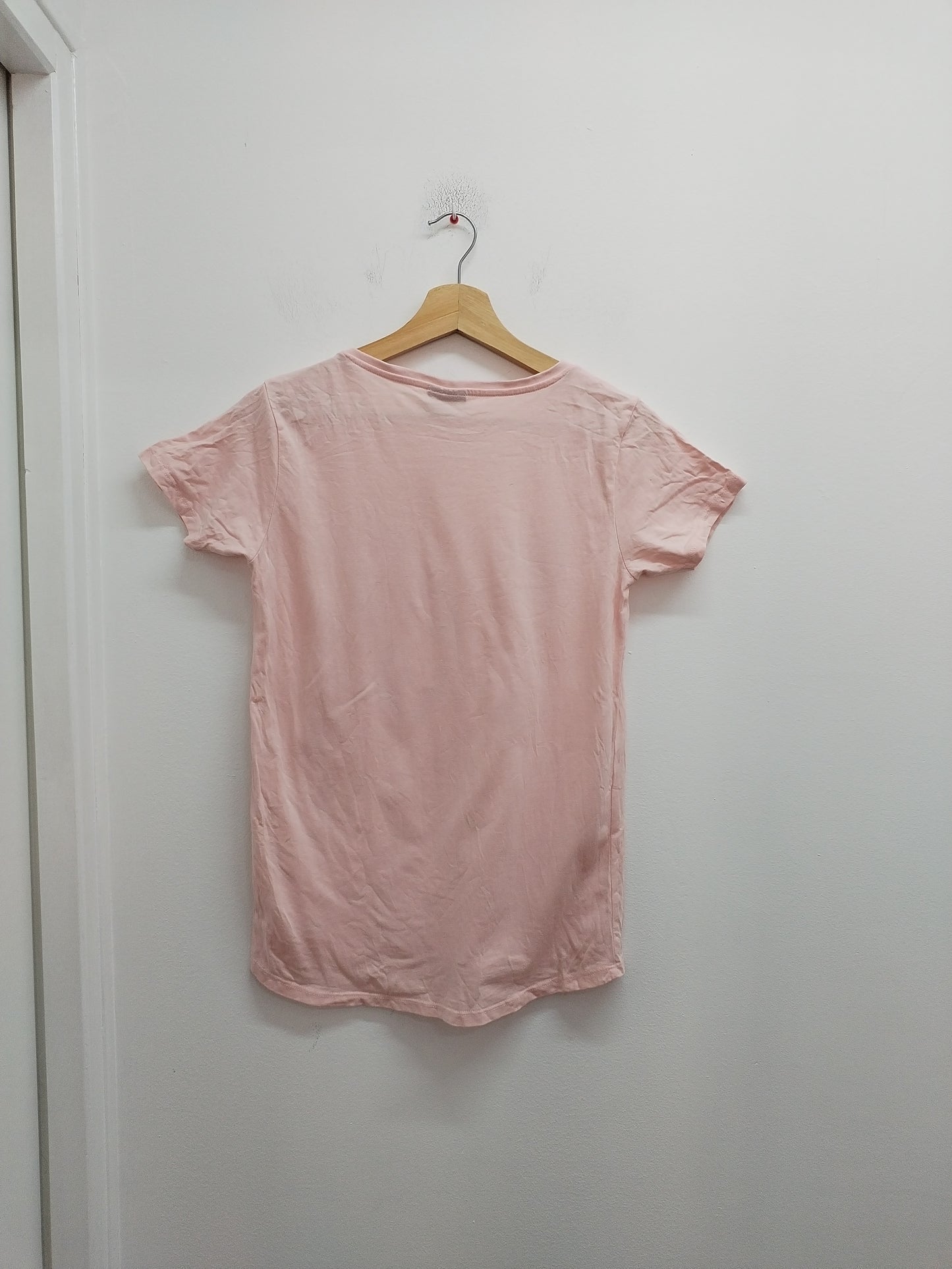 T-shirt Page One Young rose avec impression Taille 12/14 Ans