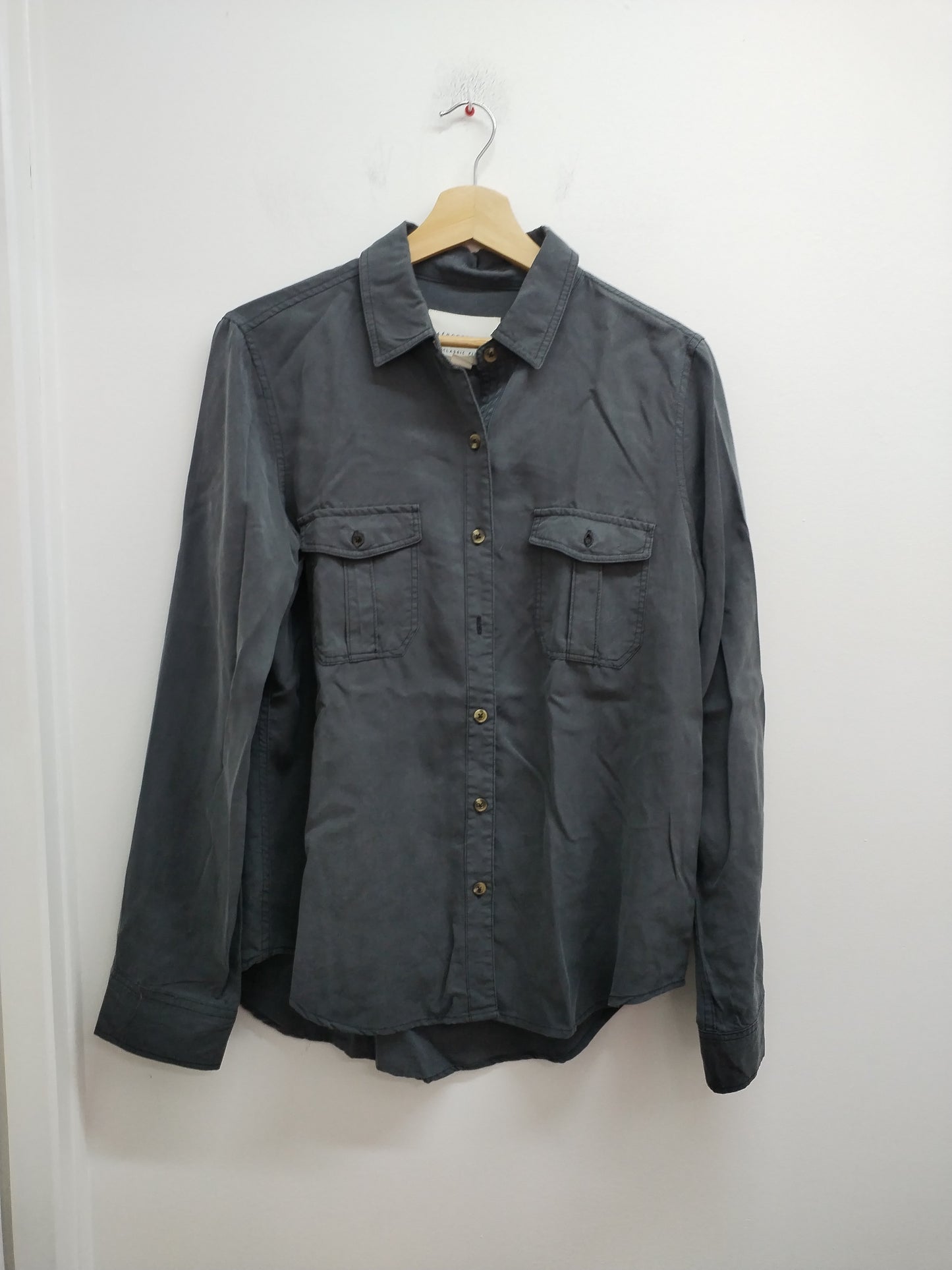 Chemise manches longues Aéropostale grise Taille L