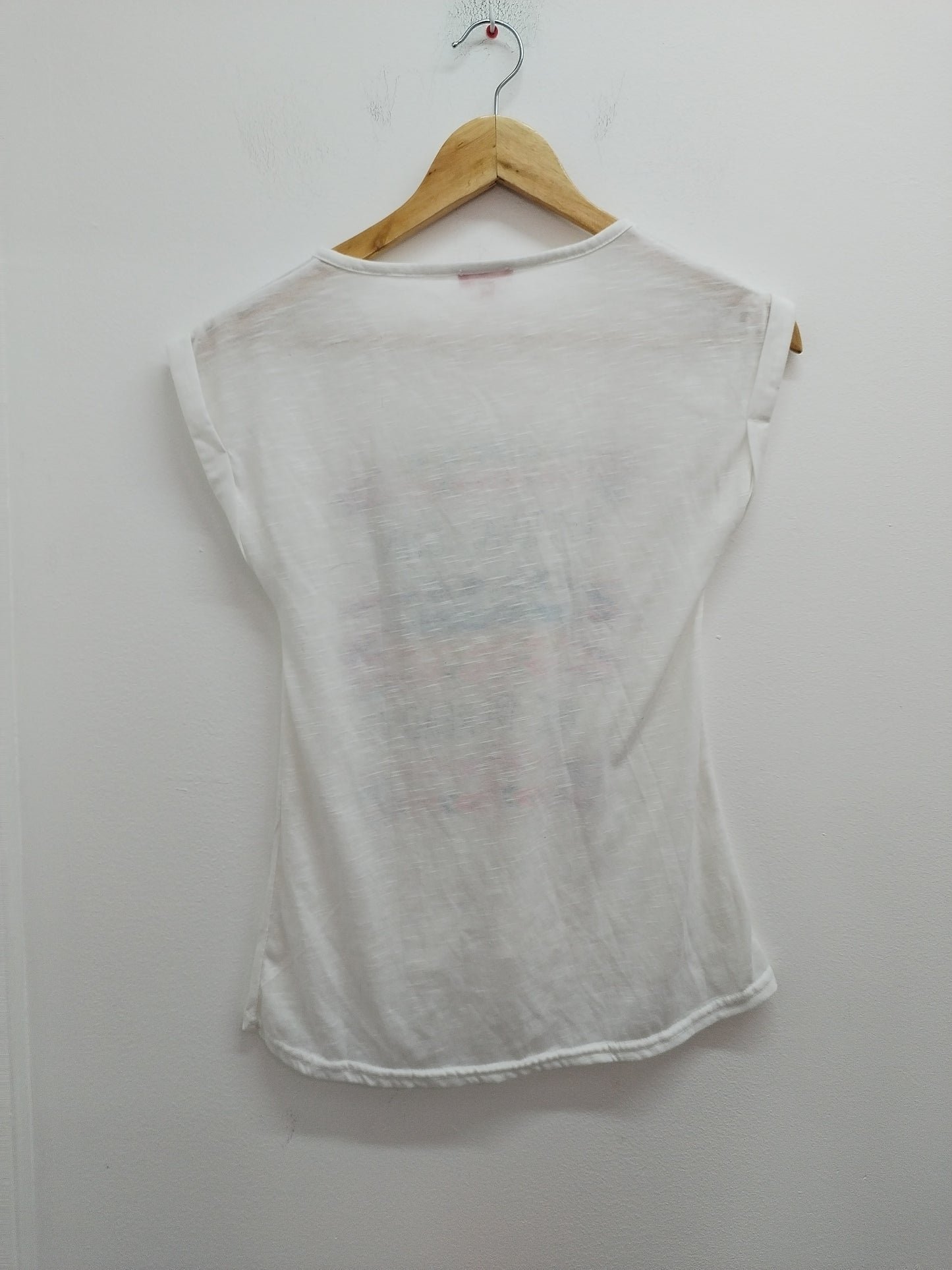 T-shirt Tissaia blanc avec impression taille 12 Ans