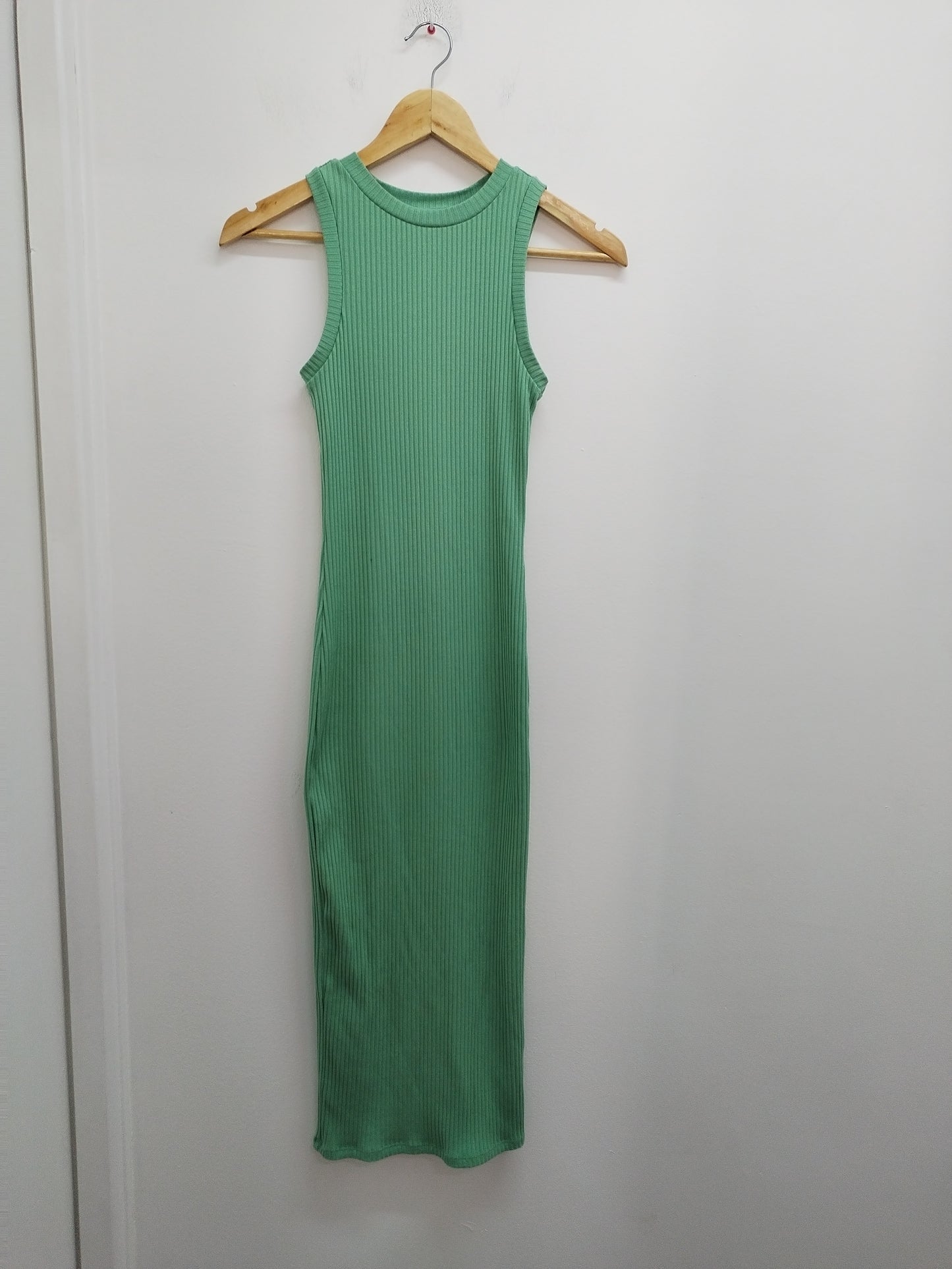 Robe longue sans manches Primark vert pastel Taille 32