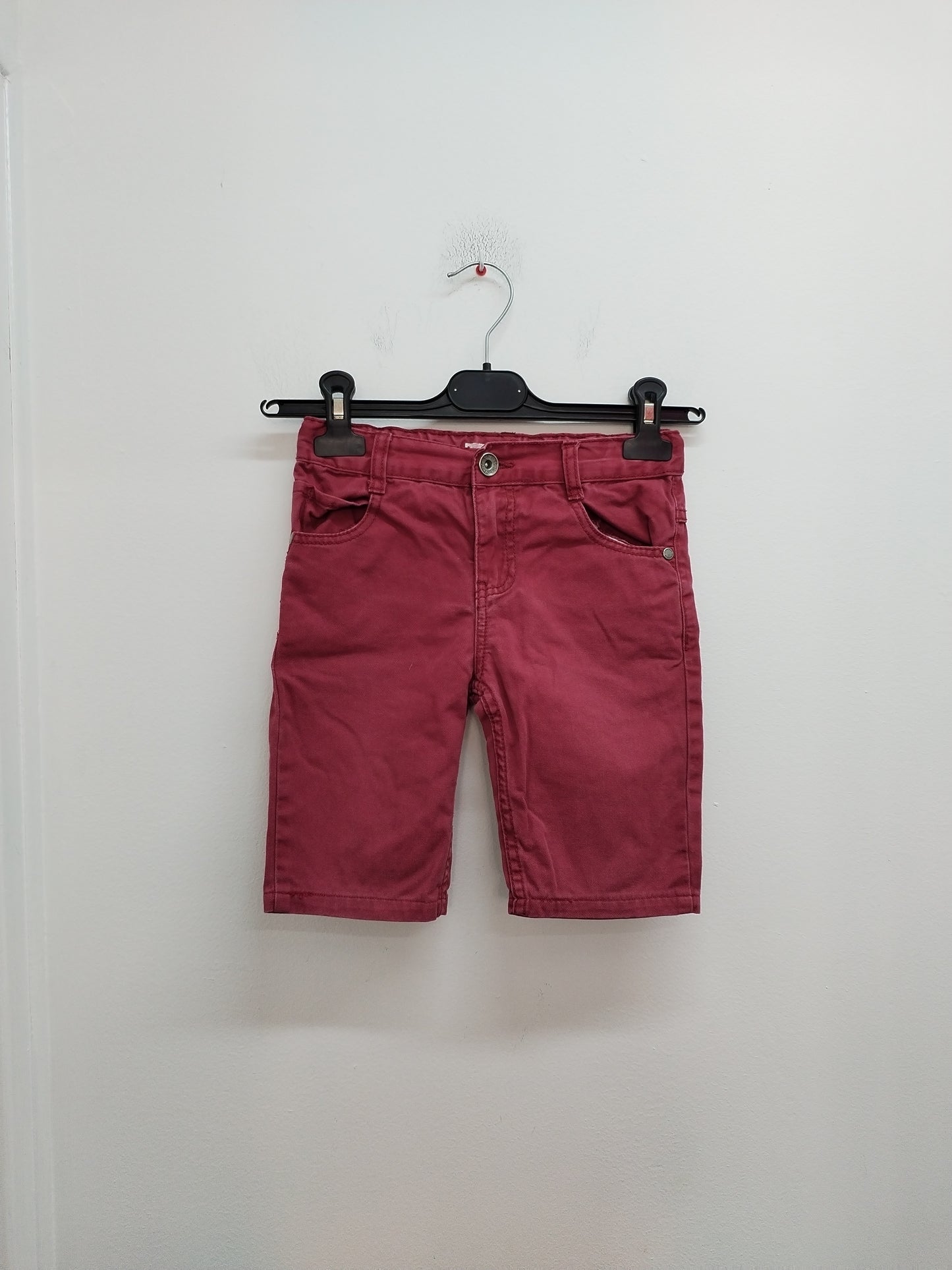 Bermuda en jeans In Extenso bordeaux Taille 7 Ans
