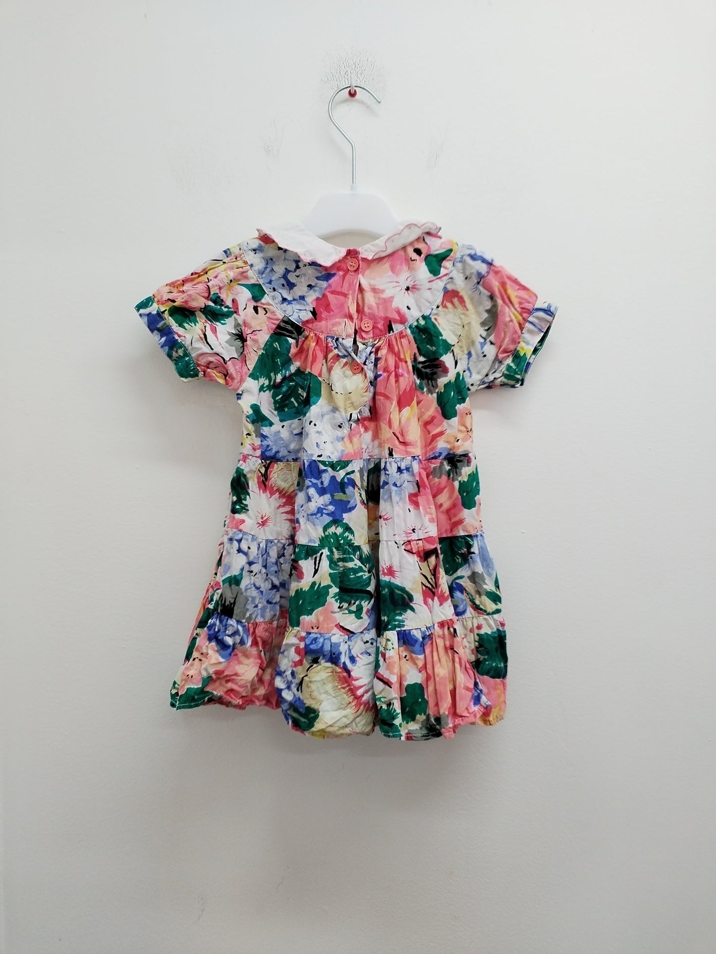 Robe manches courtes Z fleurie Taille 2/3 Ans