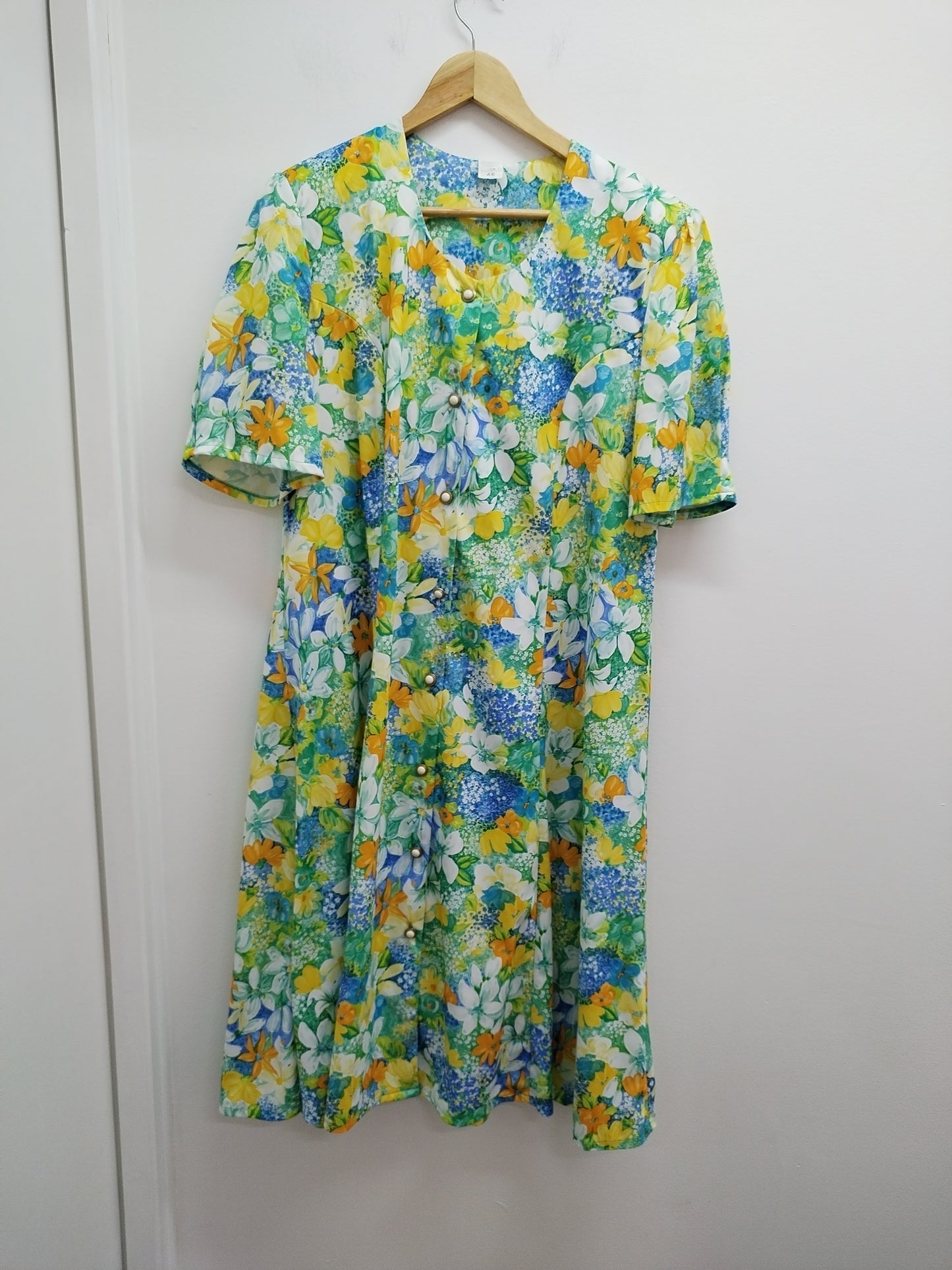 Robe manches courtes fleurie Taille 46