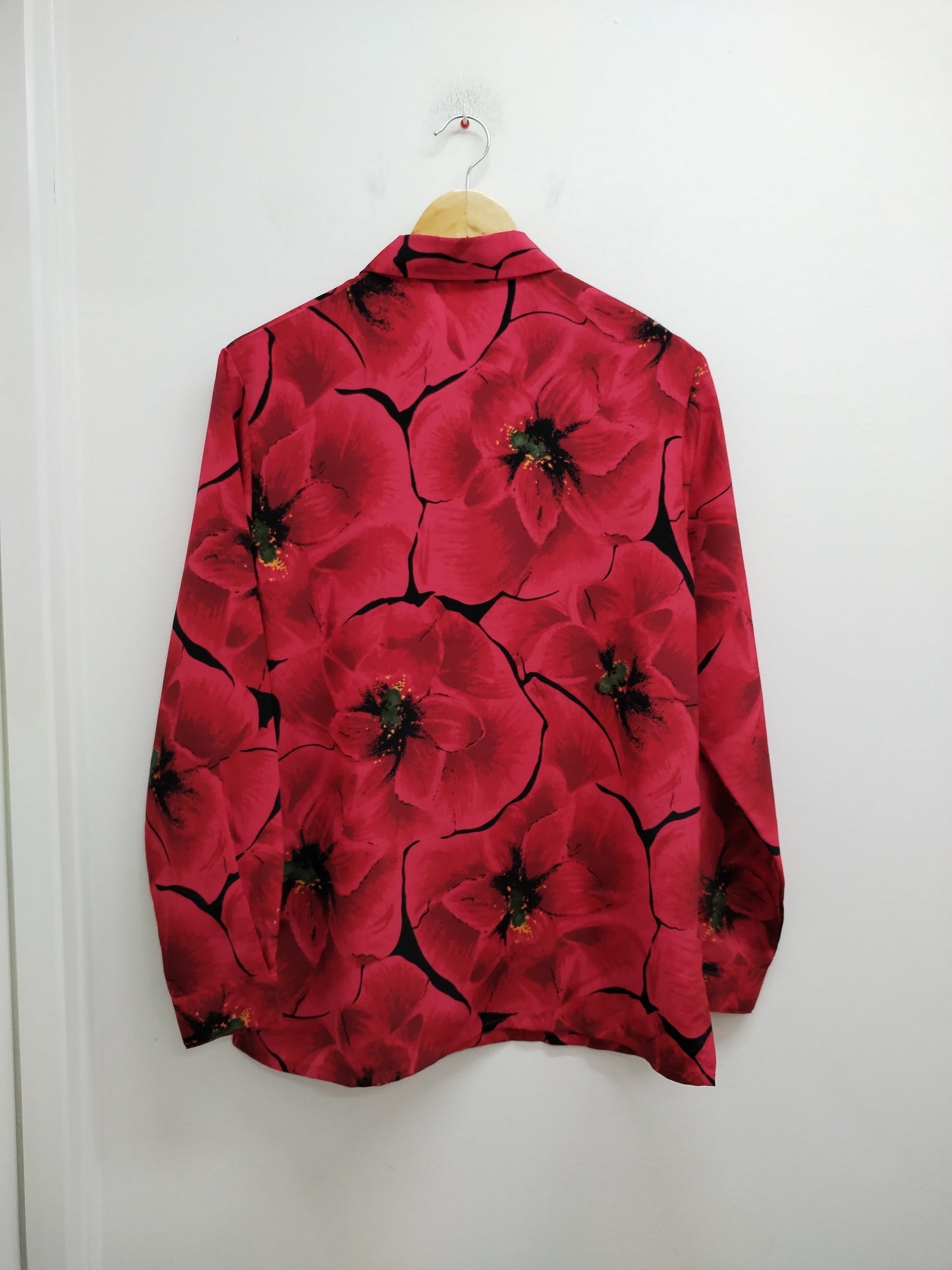 Chemise Blancheporte rouge fleurie Taille 42/44