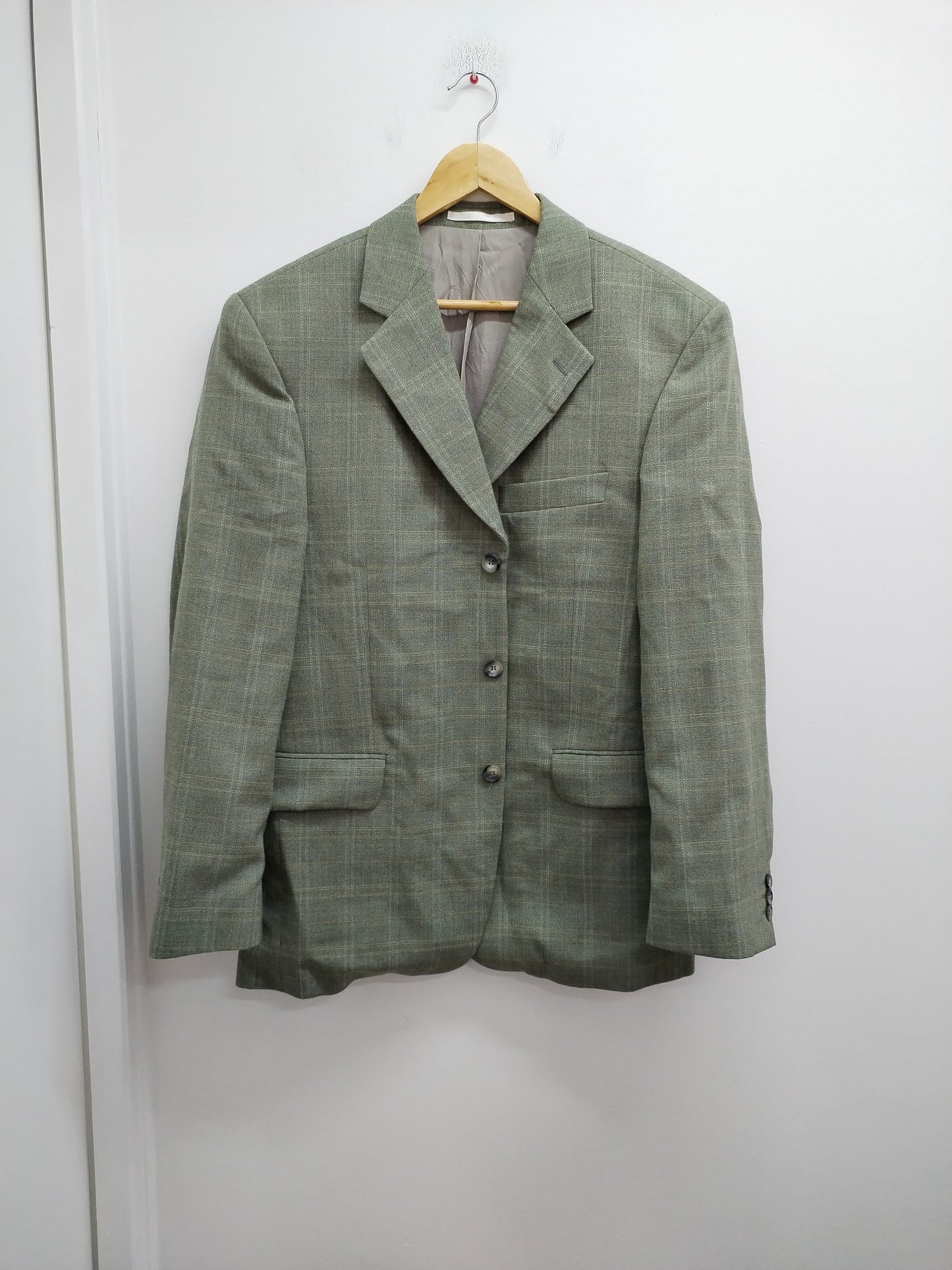 Veste de costume Weil 1868 grise chinée à carreaux Taille XL