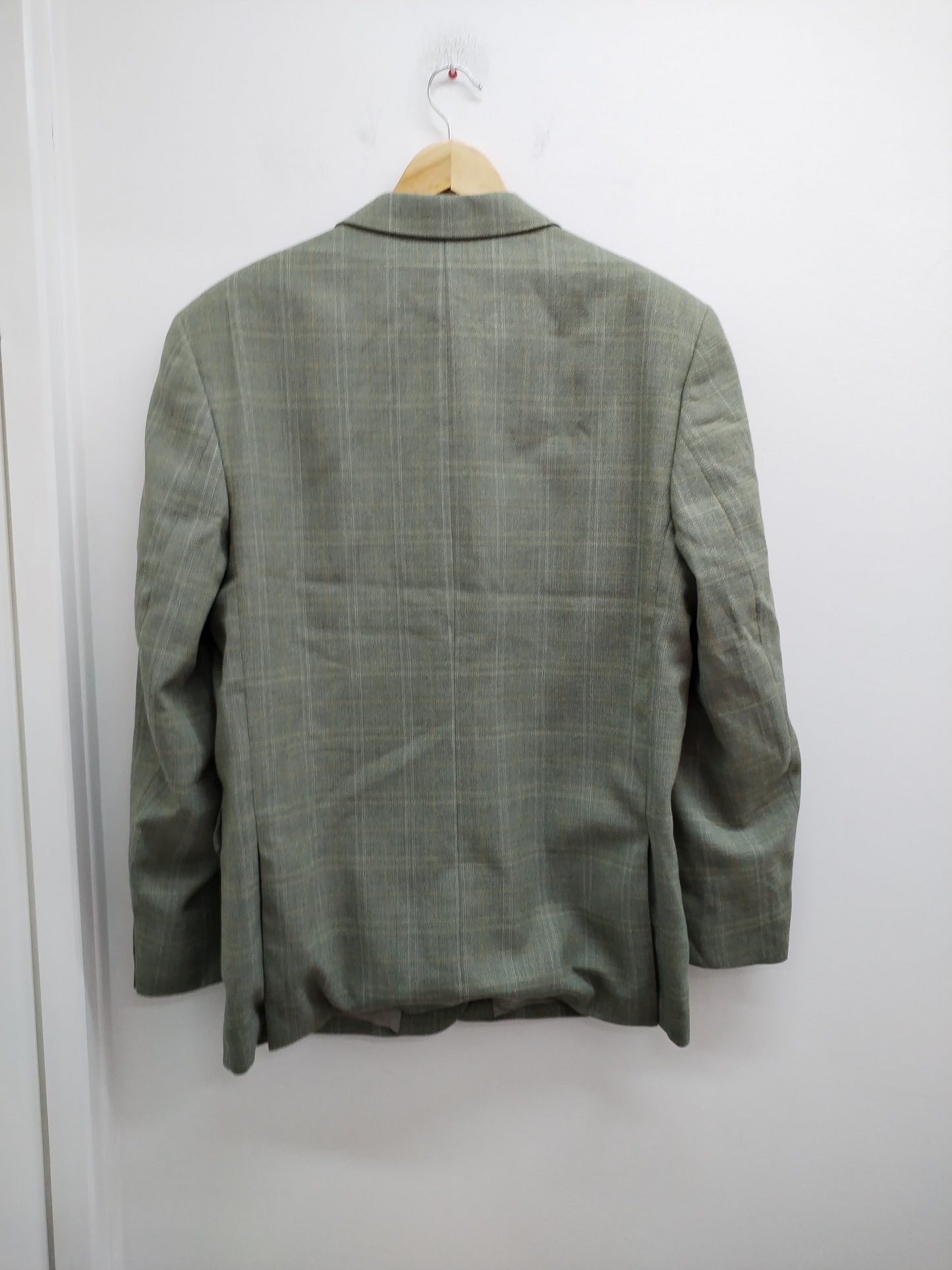 Veste de costume Weil 1868 grise chinée à carreaux Taille XL