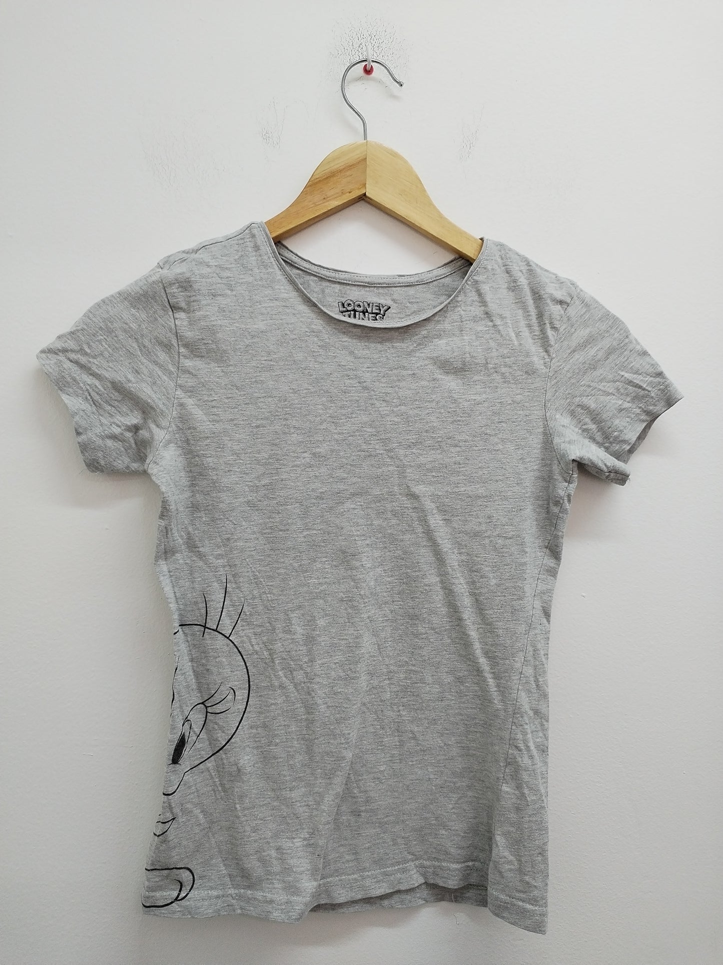 T-shirt Looney Tunes gris avec impression Taille 10 Ans