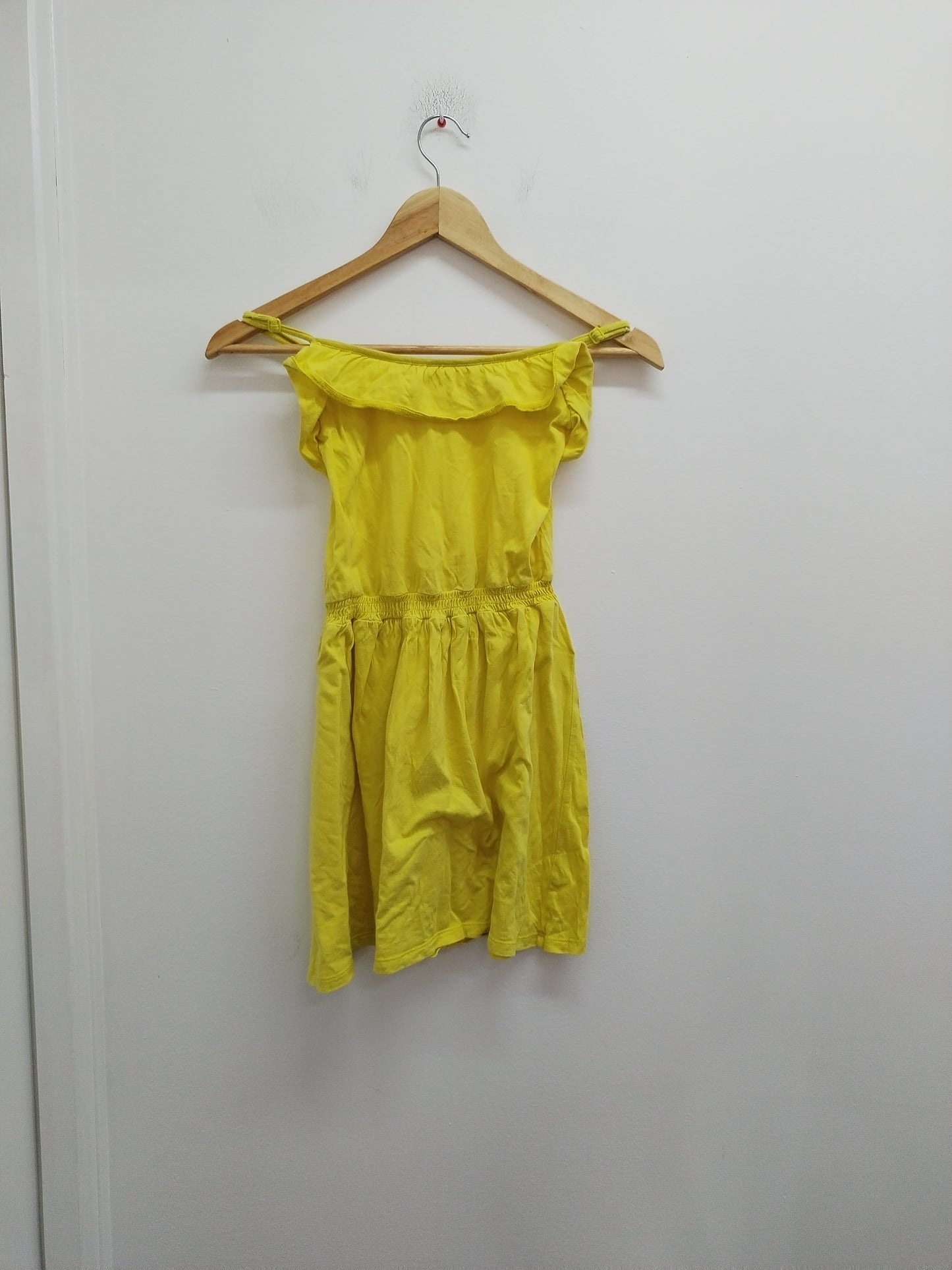 Robe à bretelles Kiabi jaune Taille 10 Ans