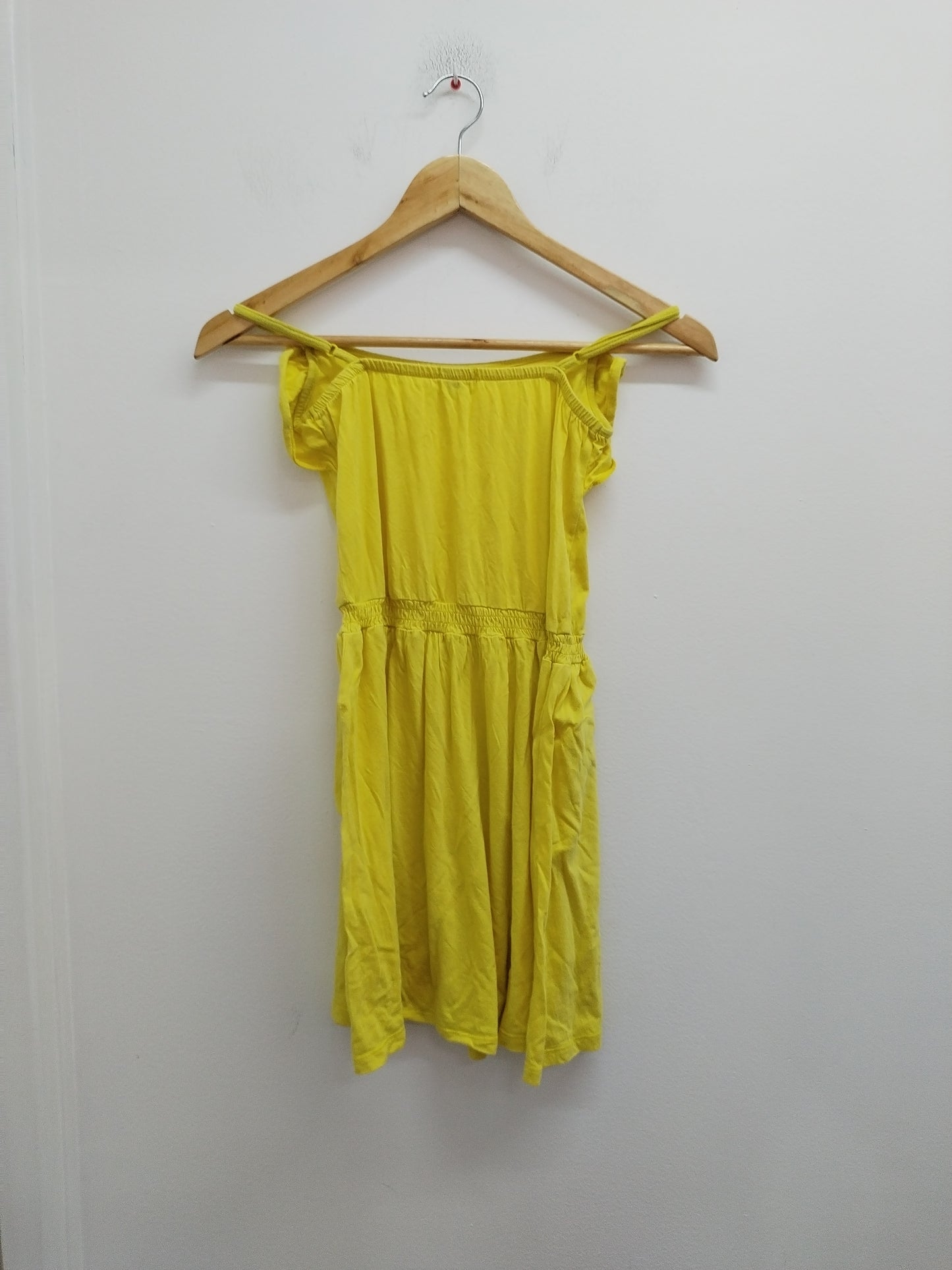 Robe à bretelles Kiabi jaune Taille 10 Ans