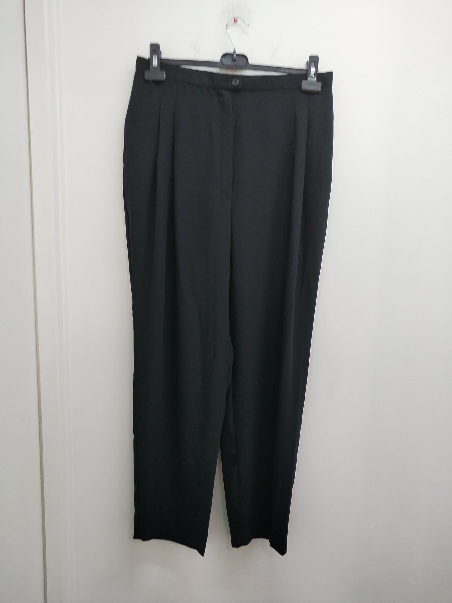 Pantalon fluide Donna Di Cuori noir Taille 44