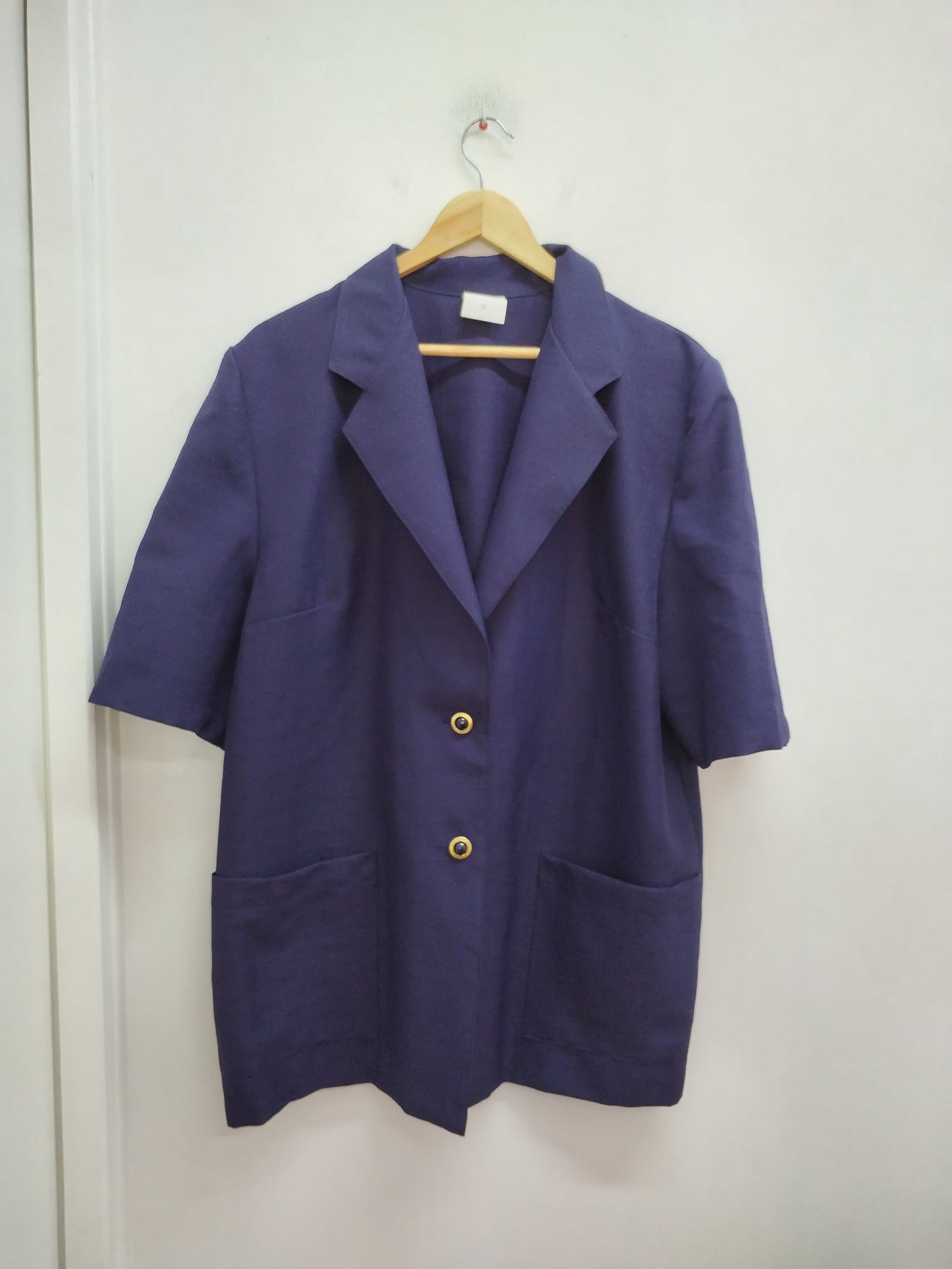 Veste manches courtes bleue marine Taille 46