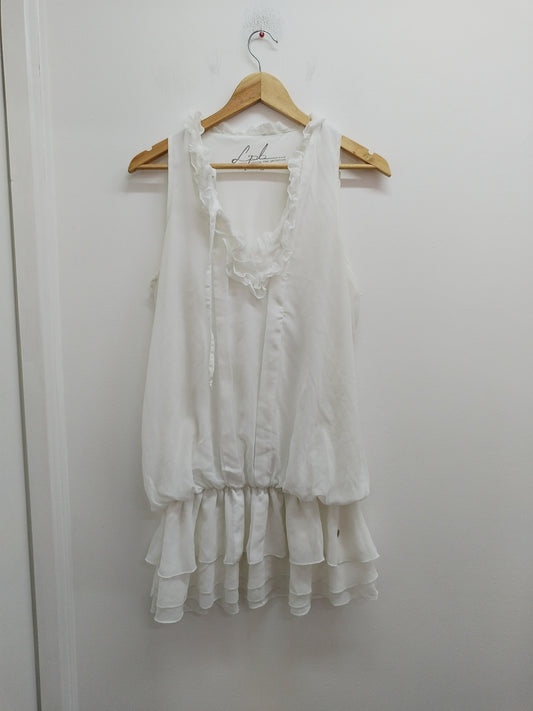 Robe sans manche Les Petites Bombes blanche Taille M/L