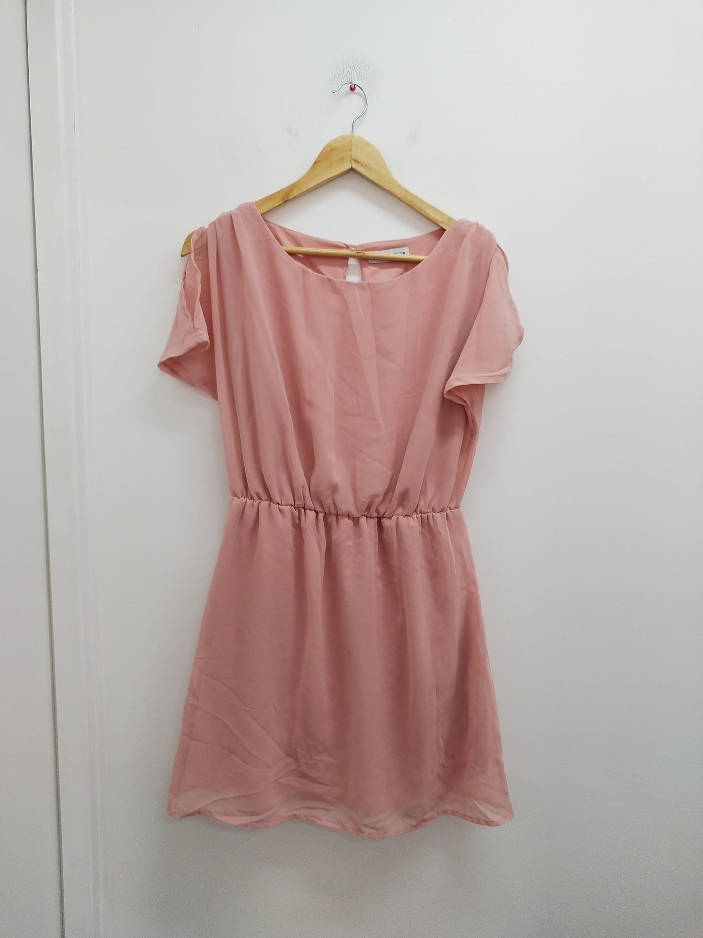 Robe manches courtes Woman Only rose Taille 38