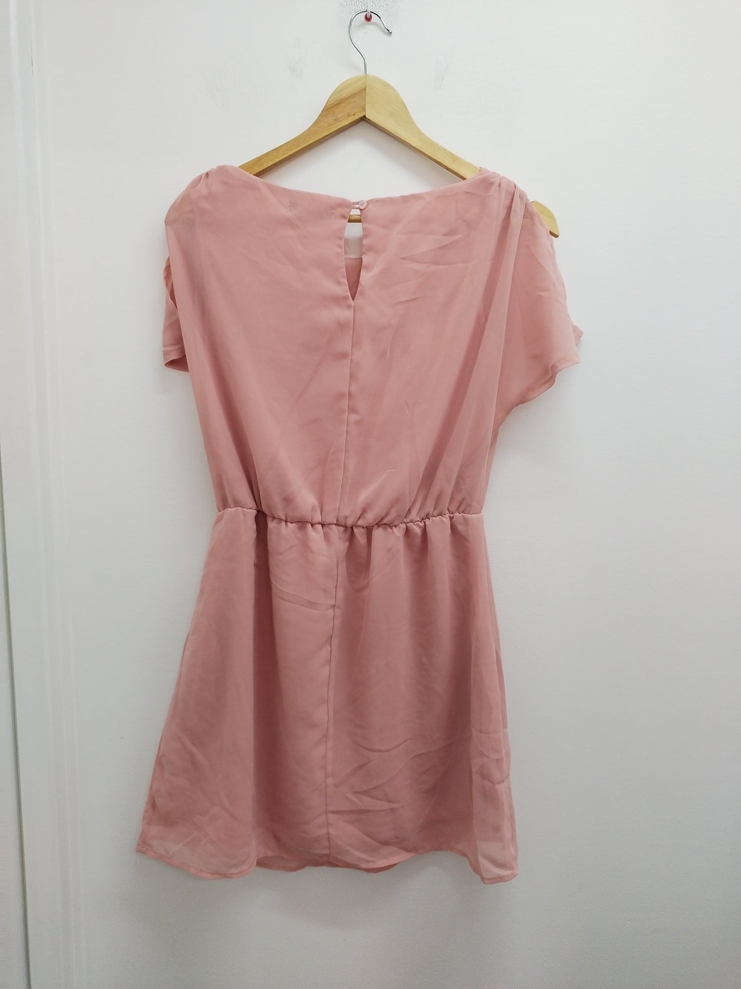 Robe manches courtes Woman Only rose Taille 38