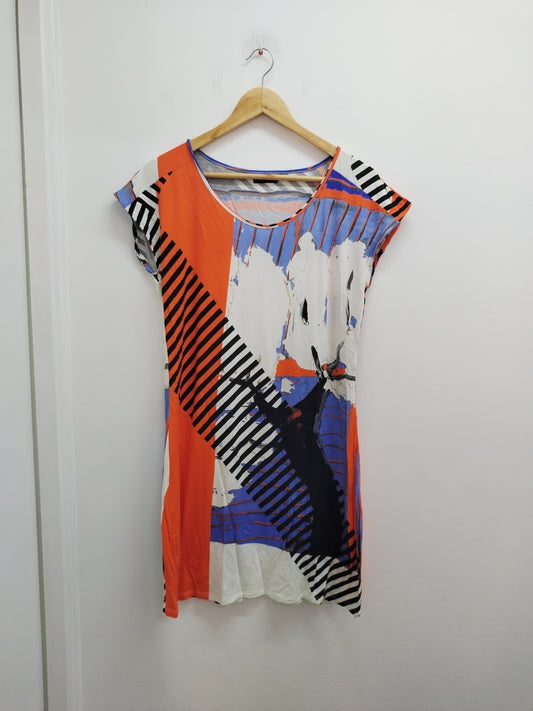 Robe manches courtes Aventures des Toiles imprimée Taille L