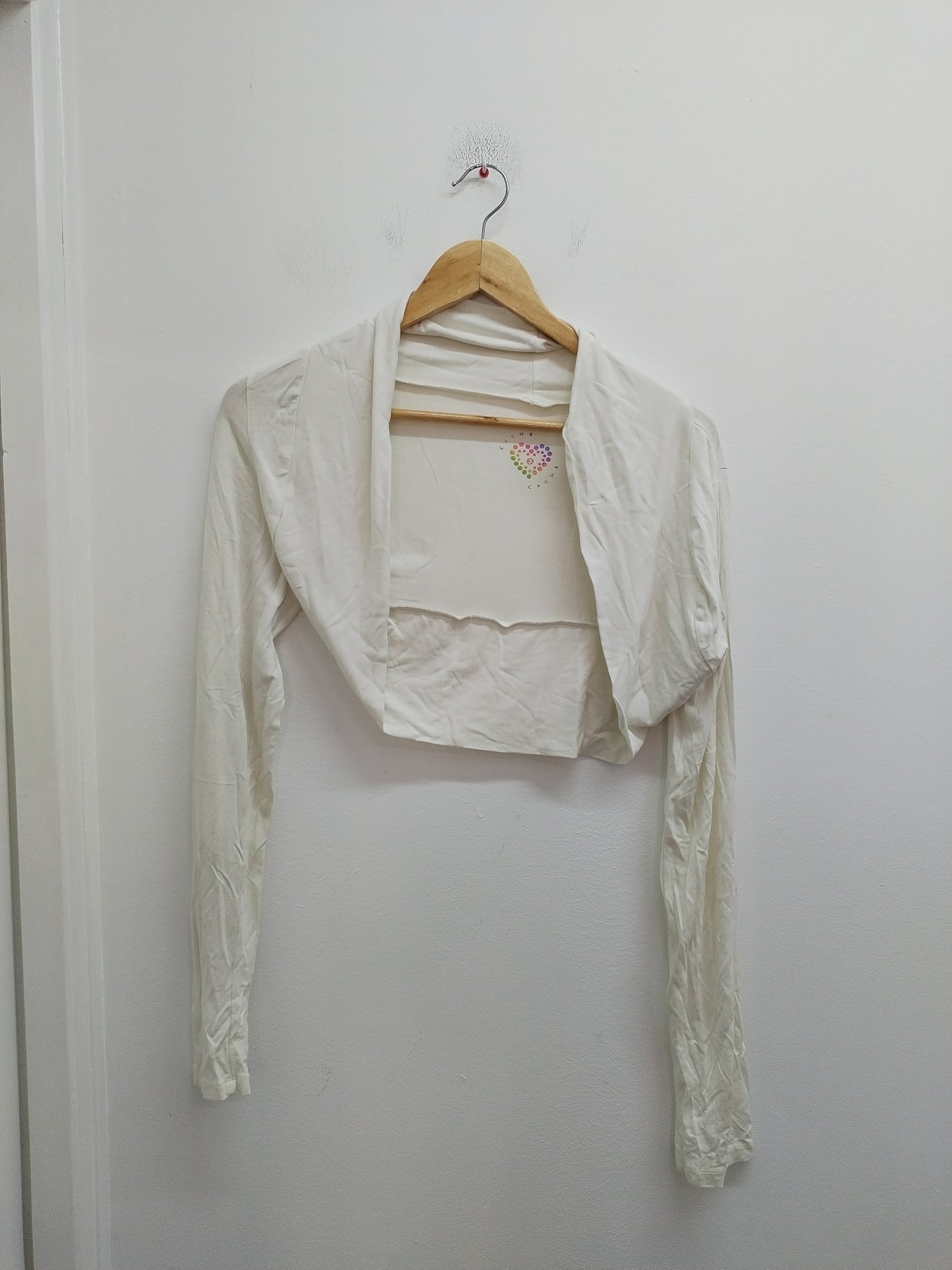 Gilet court Cache-Cache blanc Taille L