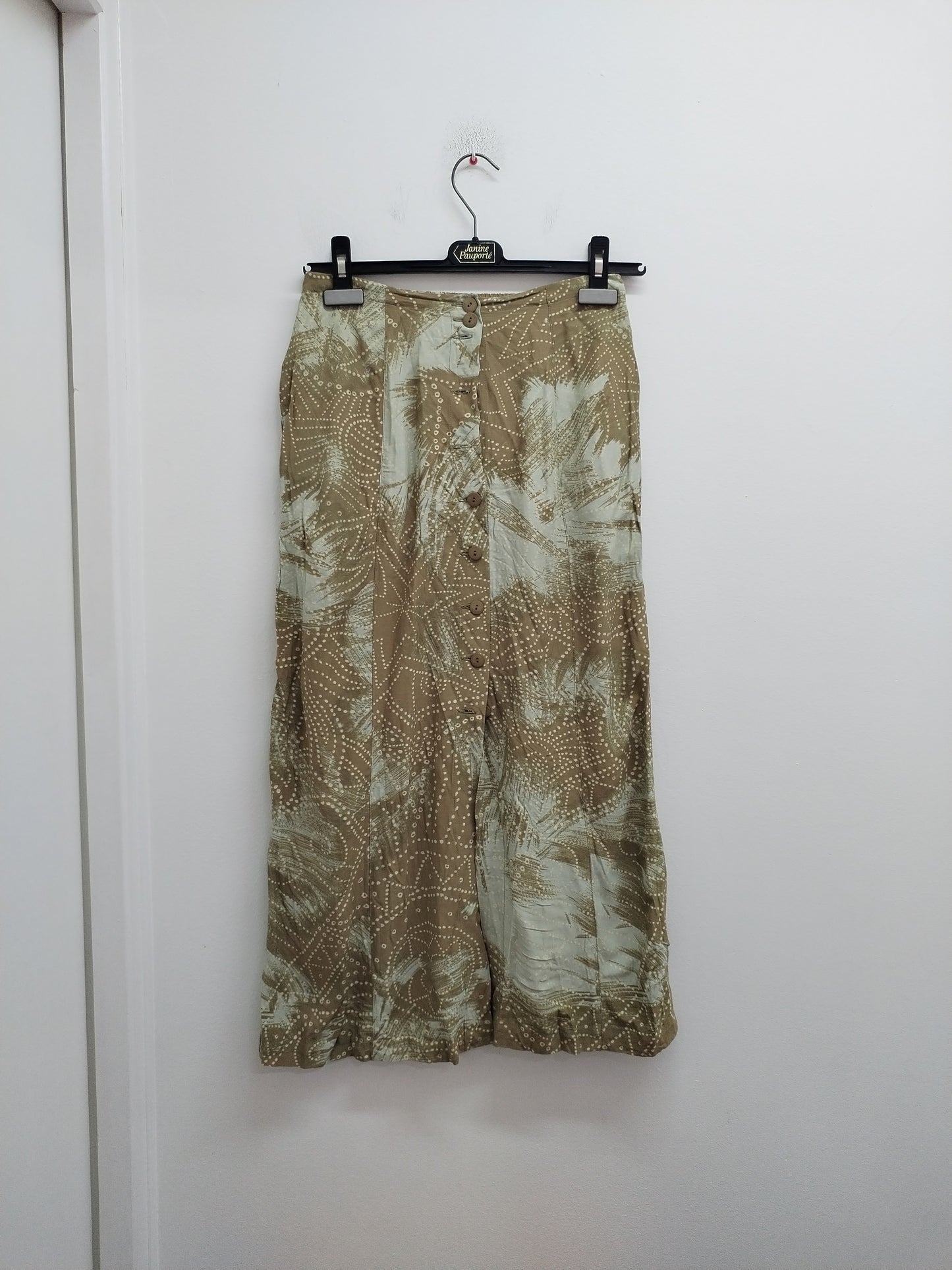 Jupe longue Chacok beige à motifs Taille S