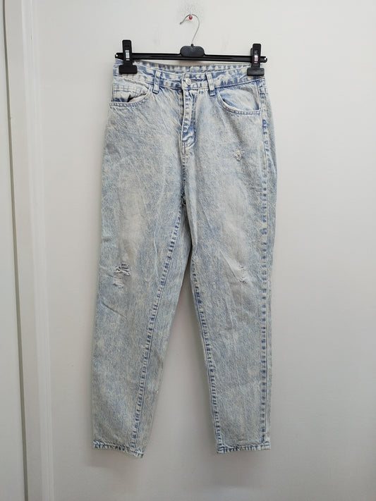 Jeans Shein bleu clair délavé Taille XS