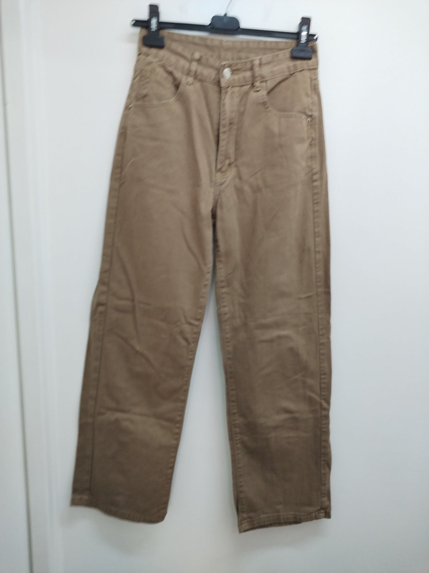 Jeans taille haute jambes larges Shein marron Taille 36