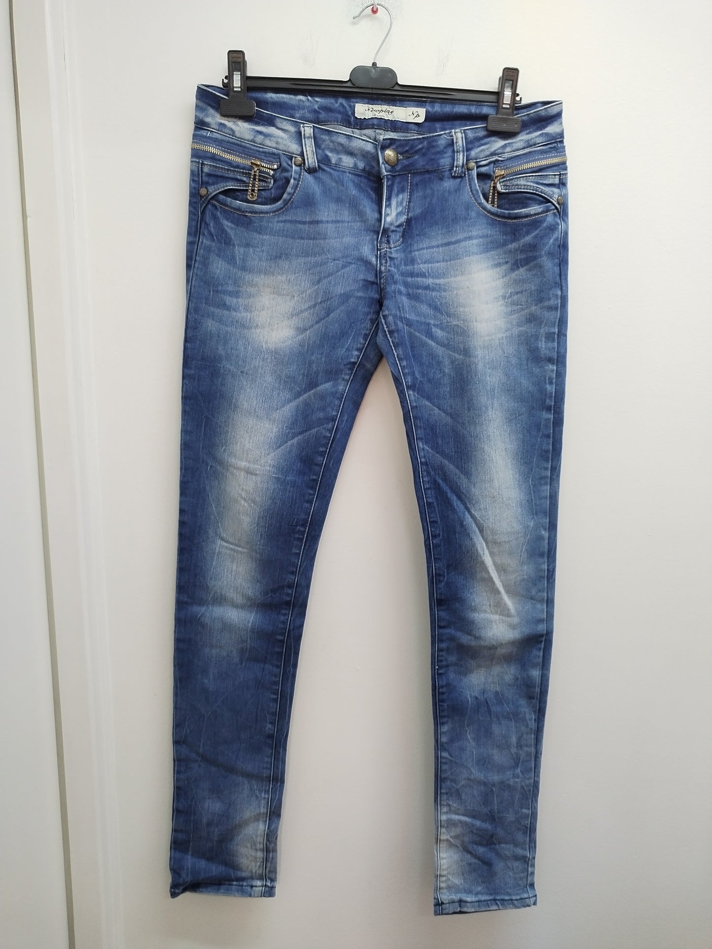 Jeans Newplay bleu délavé Taille 42