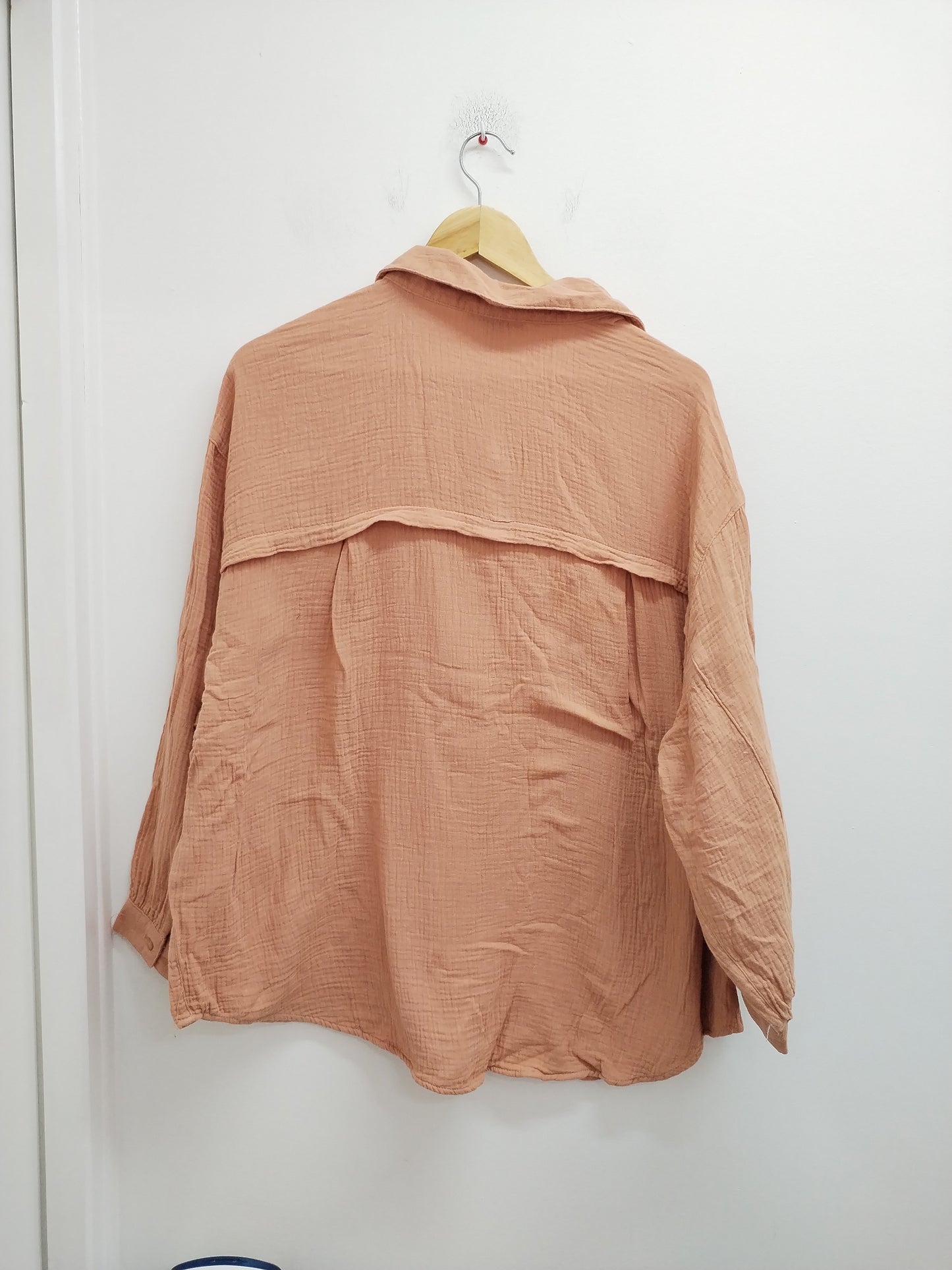 Chemise manches 3/4 Esmara saumon Taille 42